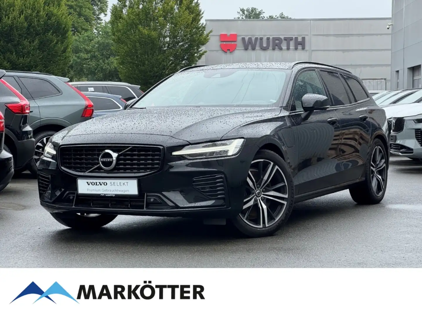 Volvo V60 T6 AWD Plus Dark Recharge CAM/ACC/SHZ/B&W Zwart - 1