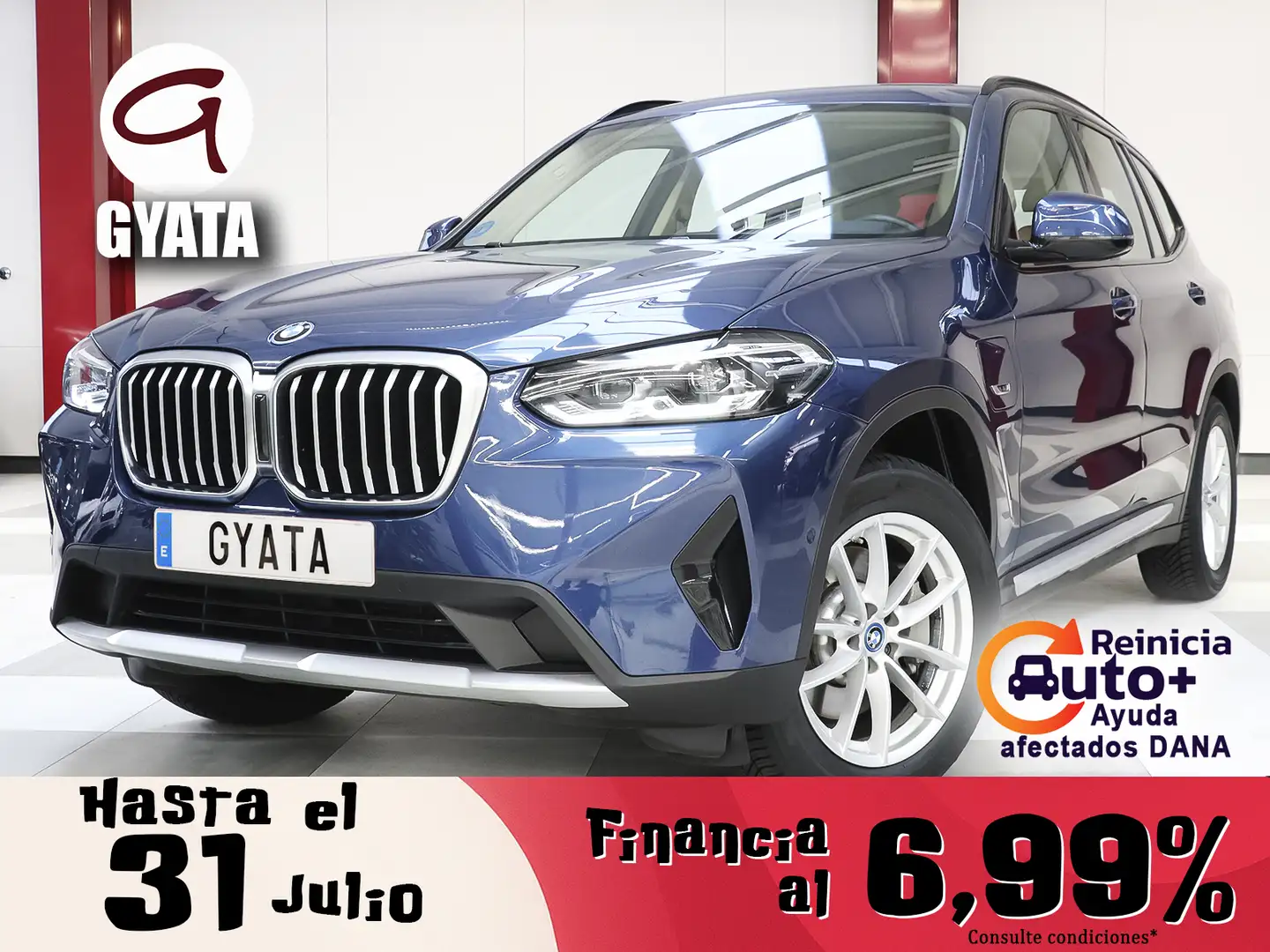 BMW X3 xDrive 30e xLine Azul - 1