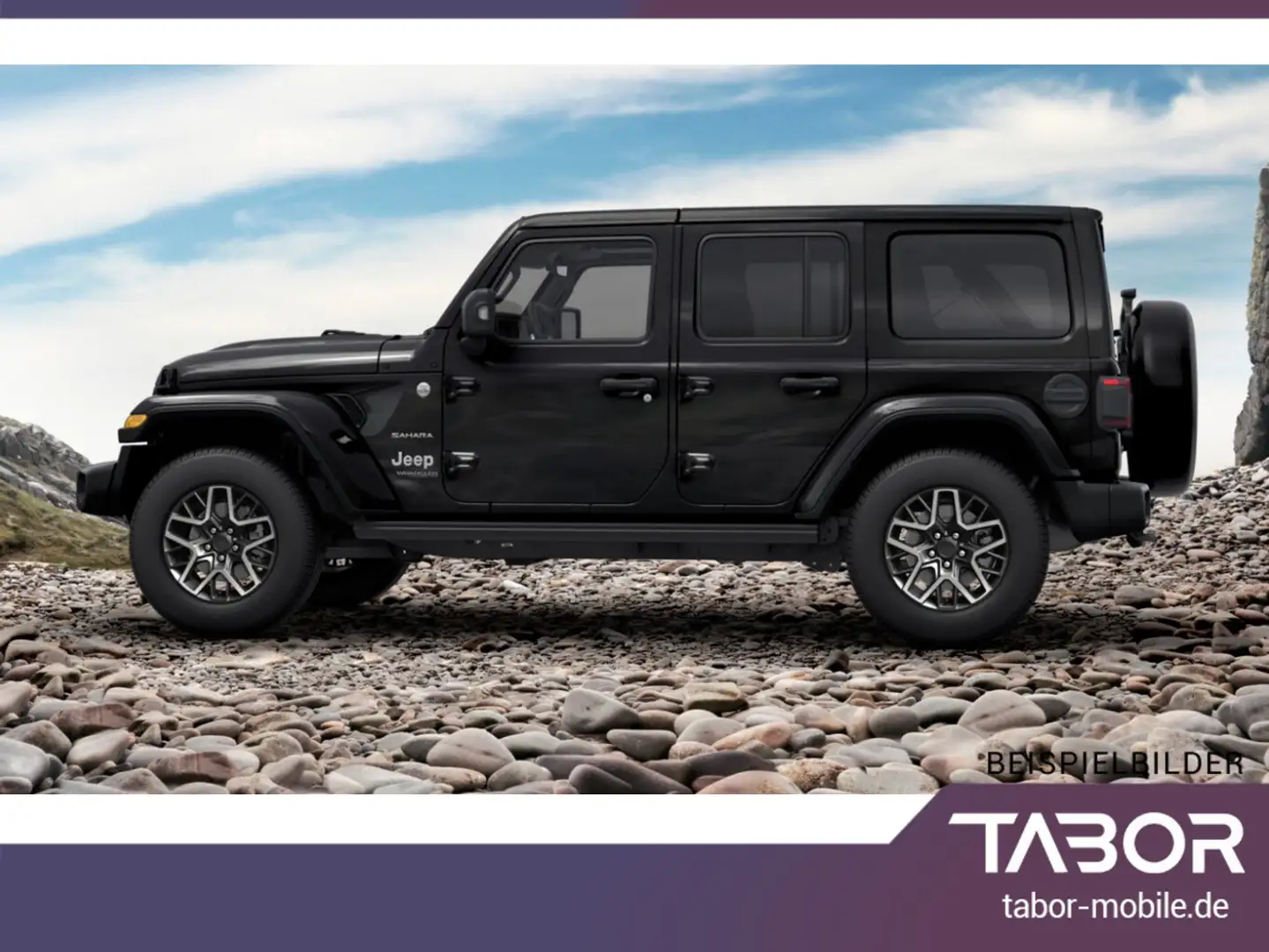 Jeep Wrangler 2.0 T-GDI 272 A8 4x4 Sahara MY24 Alpine Schwarz - 2
