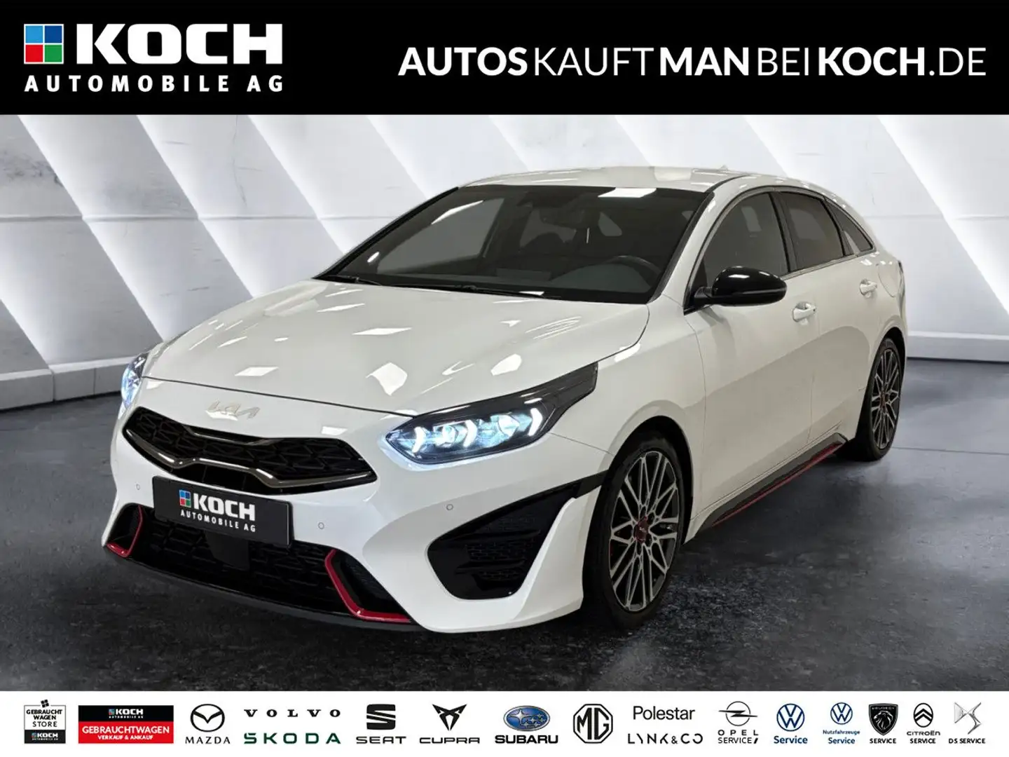 Kia ProCeed / pro_cee'd Proceed 1.6 T GT-Line NAVI ALLW ACC CAM LED SHZ Blanc - 1