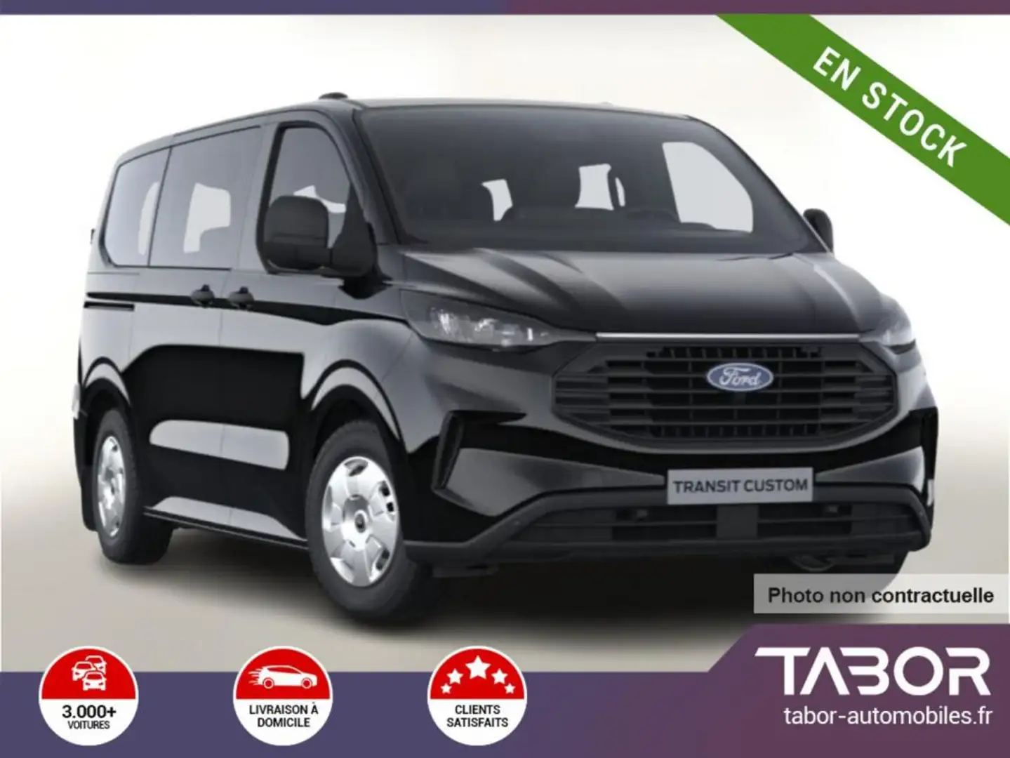 Ford Transit Custom Kombi TDCi 150 Trend 320 L2 Noir - 1