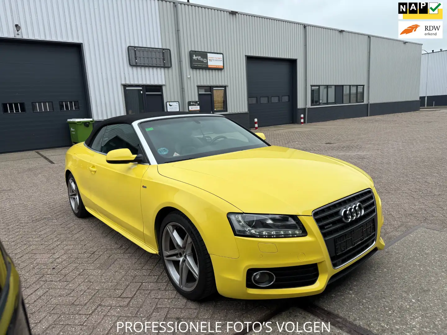 Audi A5 Cabriolet Porsche Boxster Geel 2.0 TFSI quattro S- Geel - 1