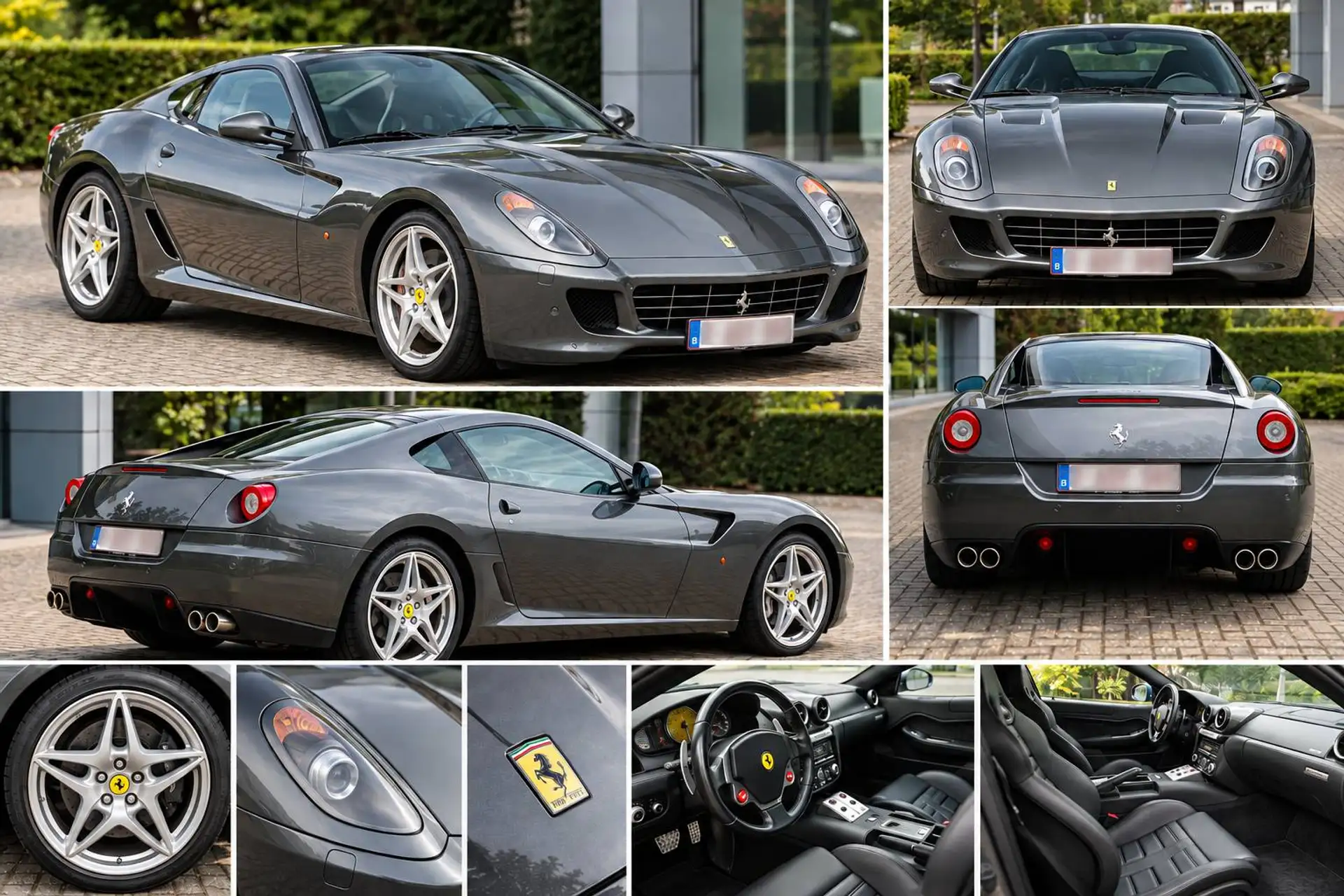 페라리 599 GTB Fiorano 2006 건메탈 사진 1