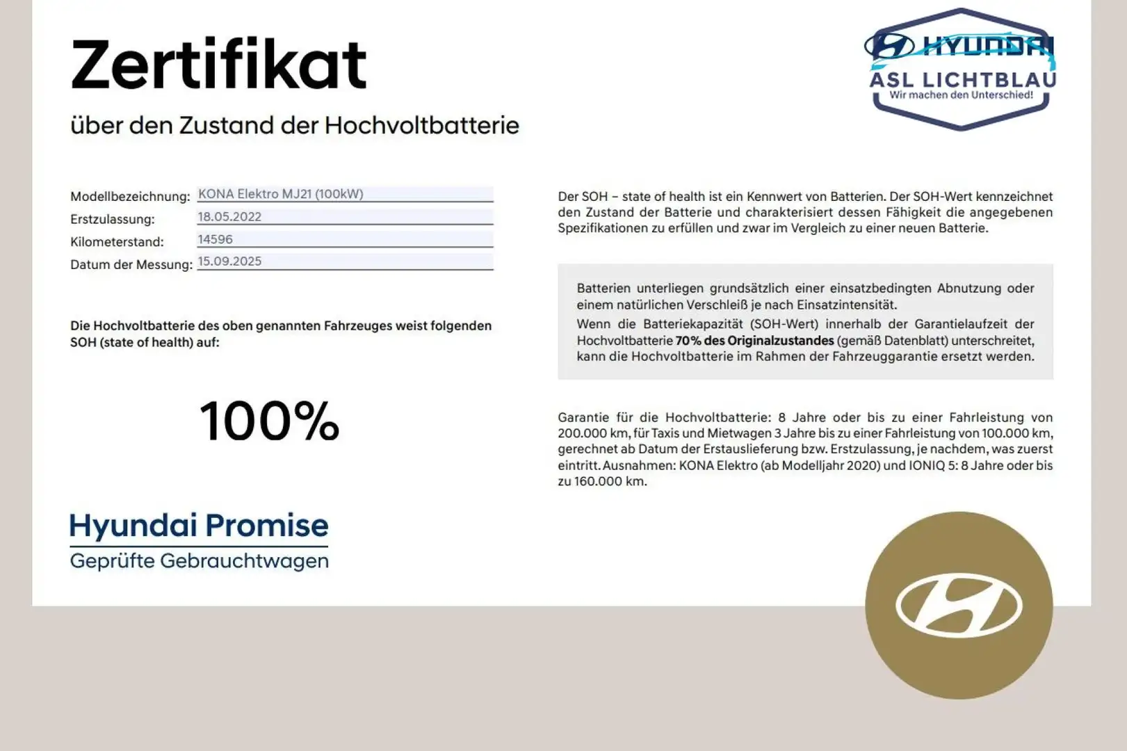 Hyundai KONA Elektro (100kW) Edition 30 Plus-Paket 100kW Bronze - 2