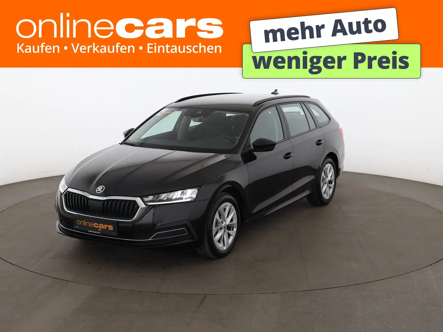 Skoda Octavia Combi 2.0 TDI Ambition Aut LED TEMP PDC Schwarz - 1