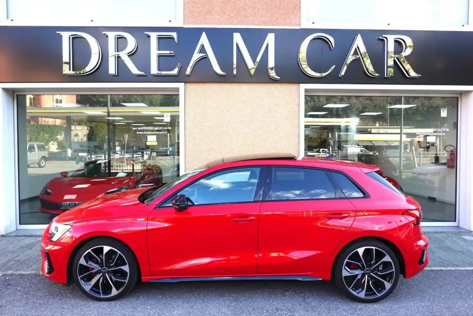 Audi A3 SPB 40 TFSI quattro S-tronic S-line TETTO-MATRIX Rouge - 2