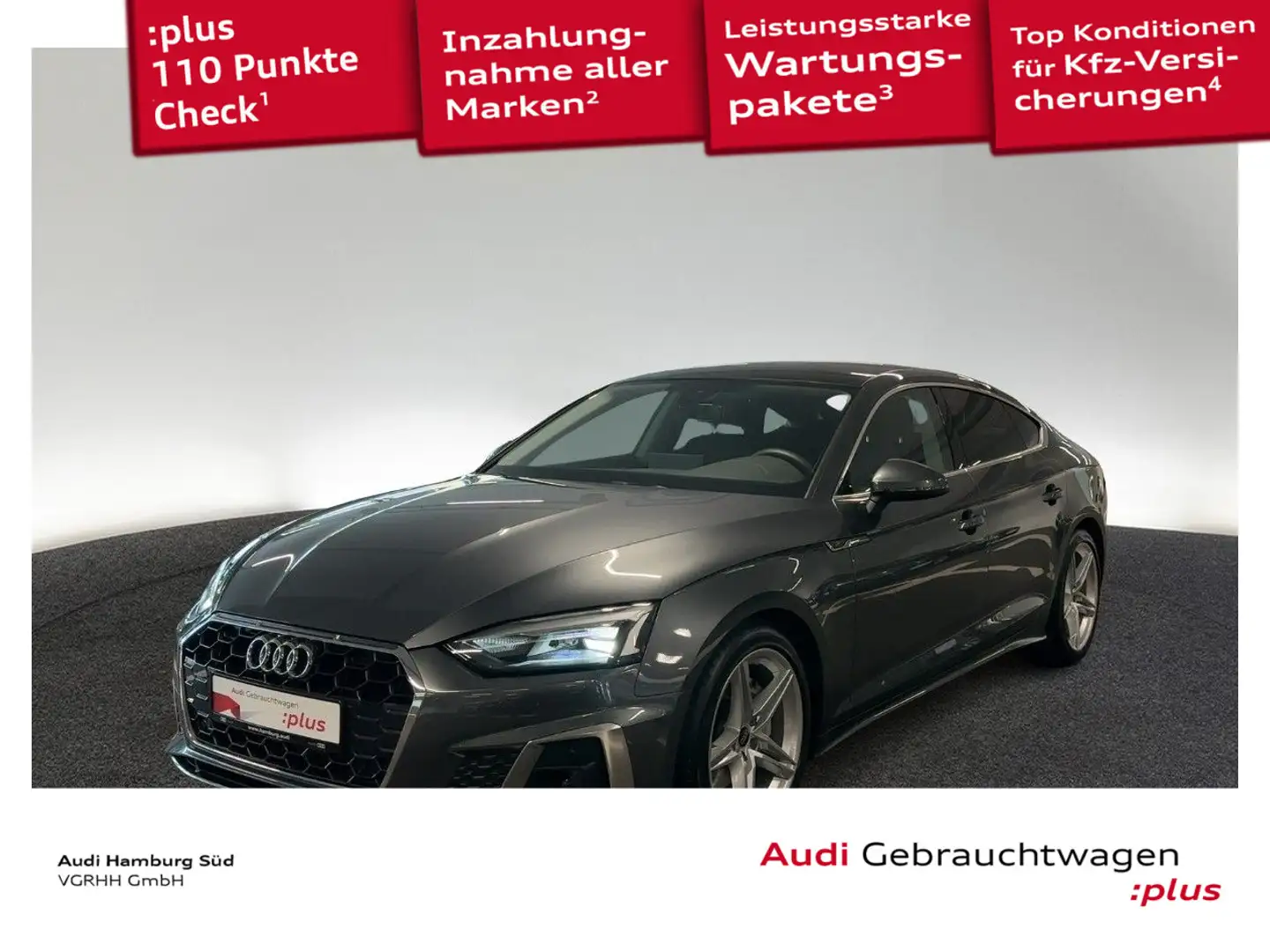Audi A5 40 TFSI S line S tronic LM18 Kamera Grau - 1