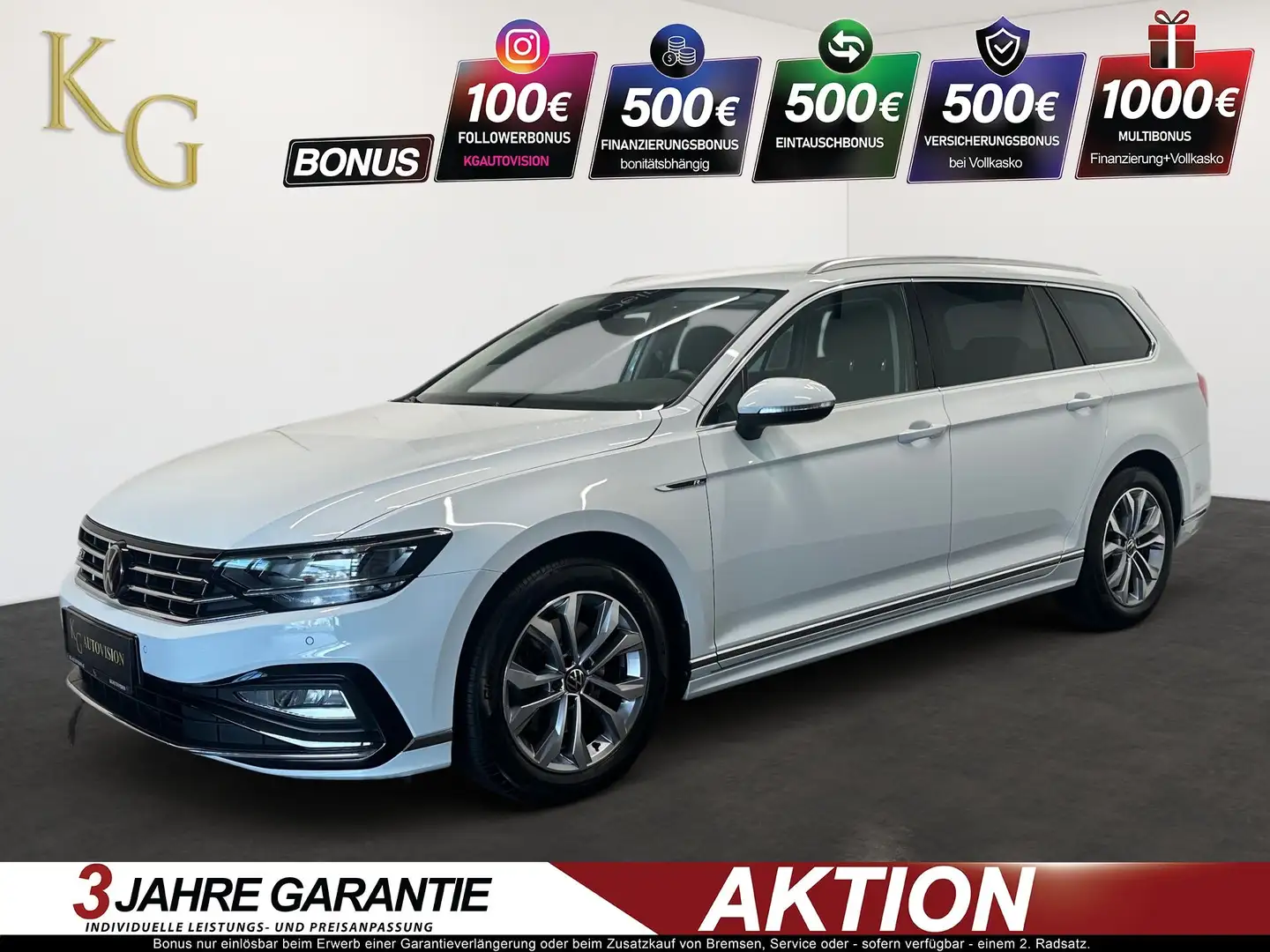 Volkswagen Passat Variant R-Line 2,0 TDI DSG ab ca. 233€ monatlich Weiß - 1
