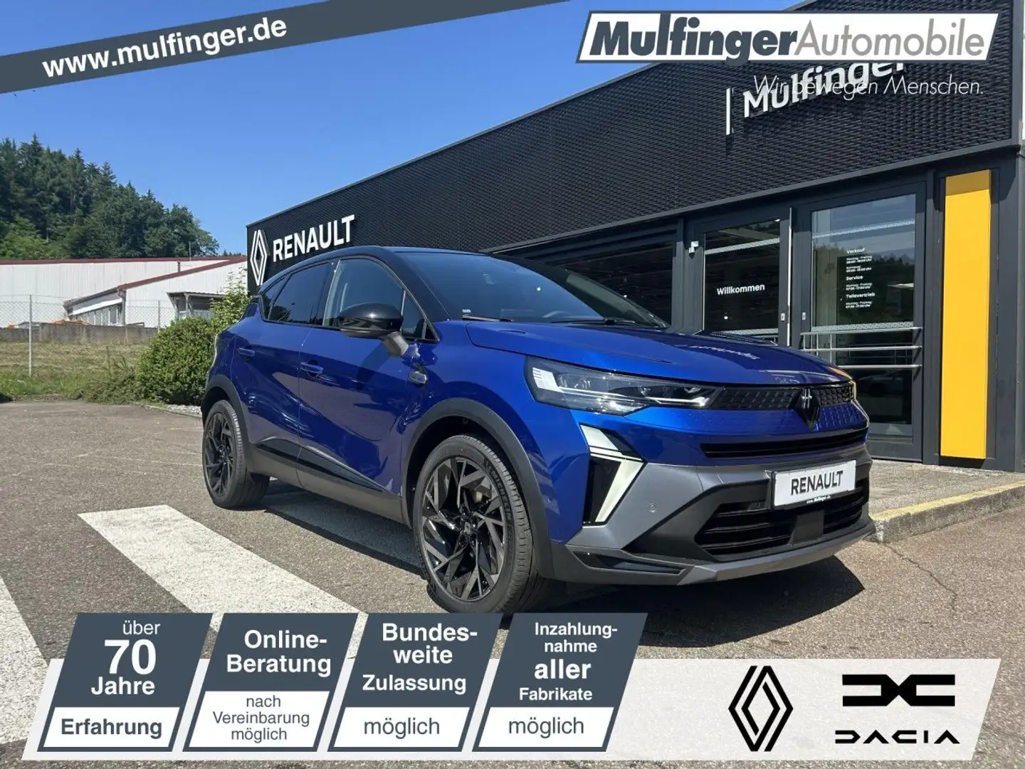 Renault Captur Esprit Alpine Mild Hybrid 160 EDC NAVI Blu/Azzurro - 1