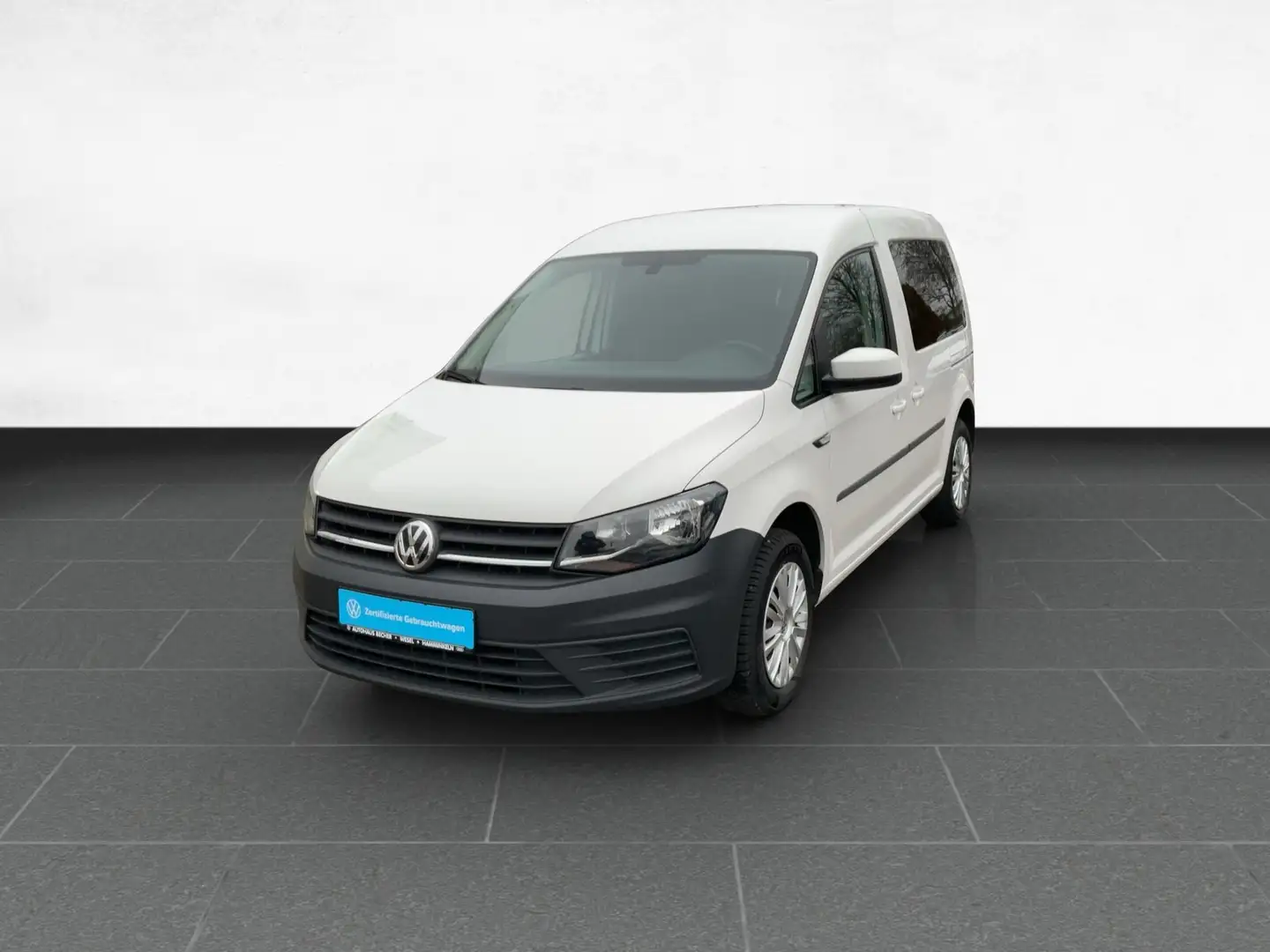 Volkswagen Caddy Trendline 5-Sitzer 2.0 TDI /AHK Weiß - 2