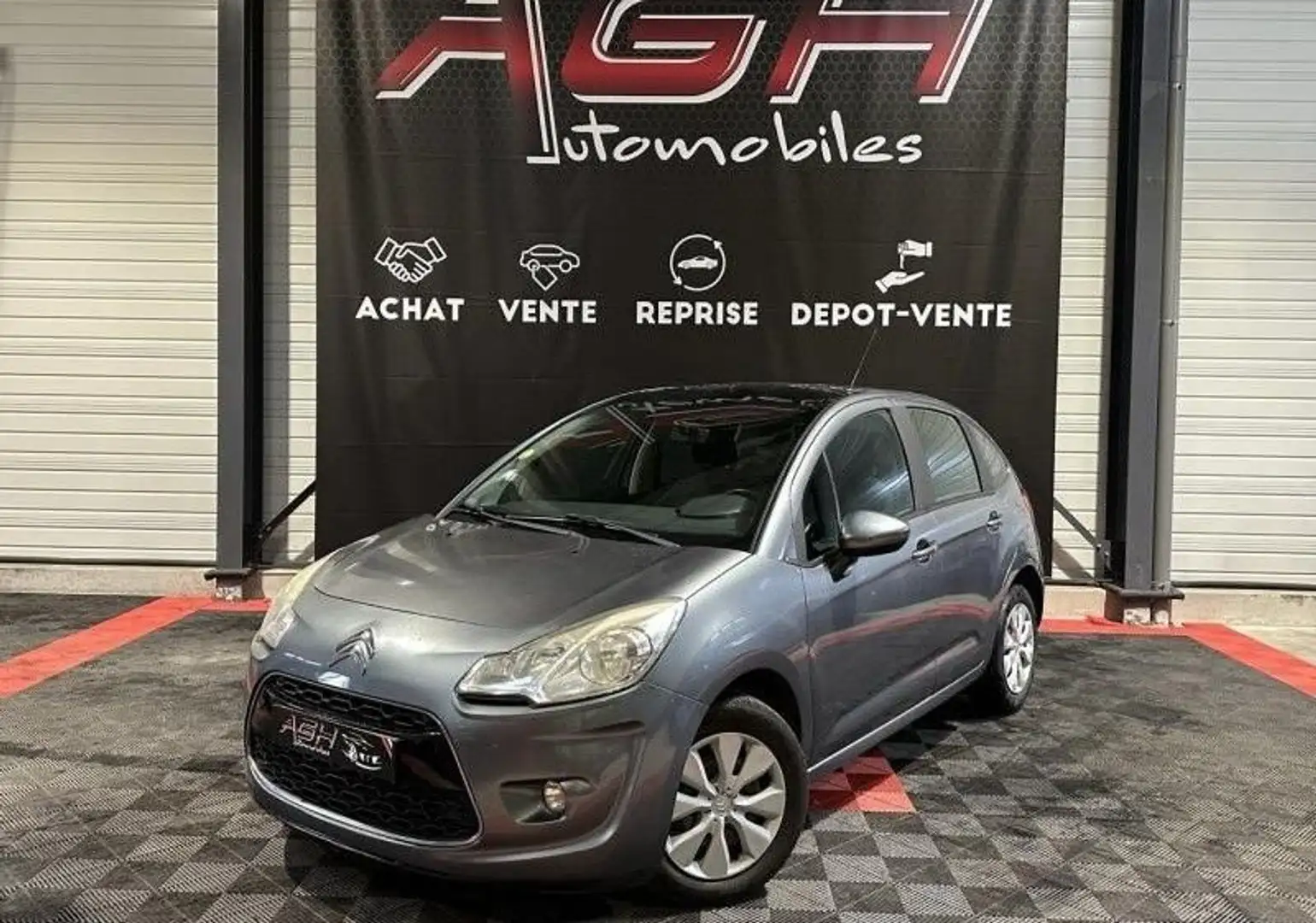 Citroen C3 1.4 HDi70 FAP Confort Gris - 1
