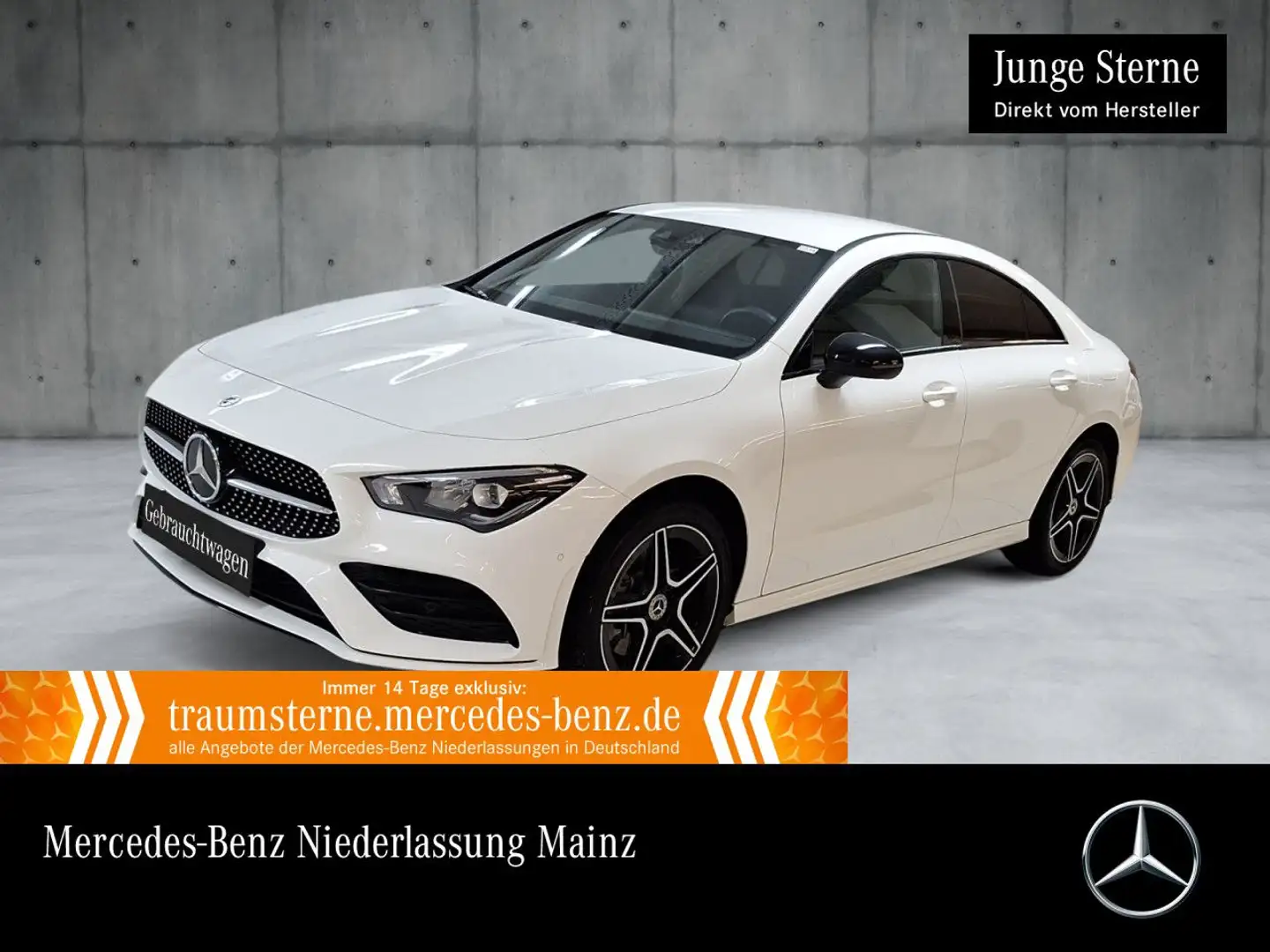 Mercedes-Benz CLA 250 e AMG+NIGHT+LED+KAMERA+8G Weiß - 1