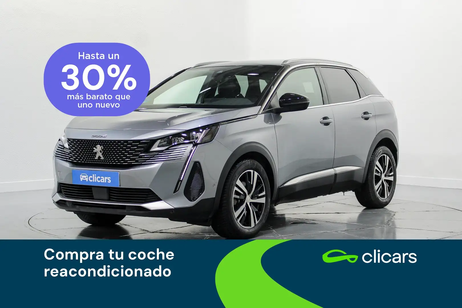 Peugeot 3008 1.5BlueHDi GT S&S EAT8 130 Stříbrná - 1