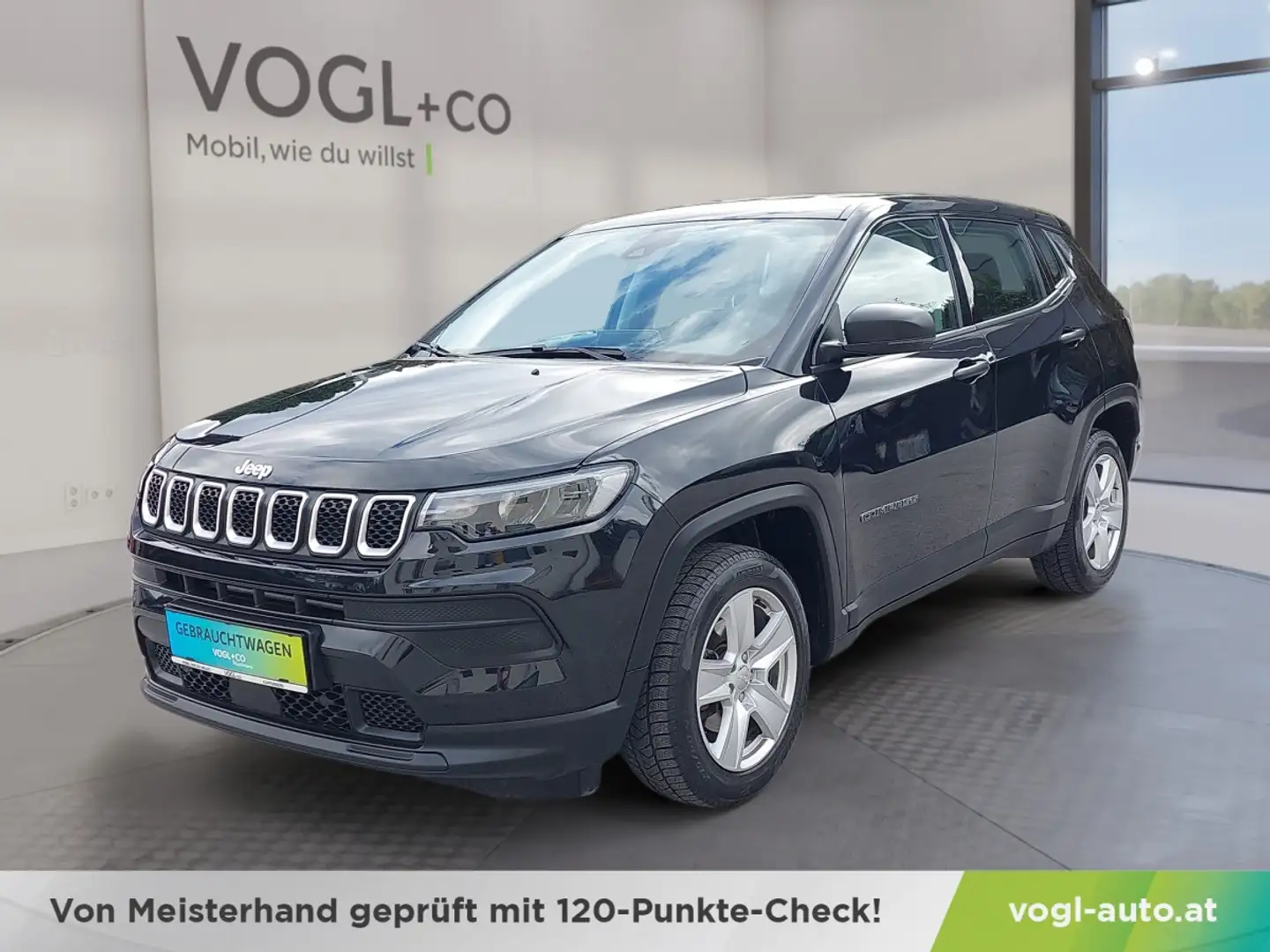 Jeep Compass 1,3 Multiair Sport T4 FWD 6MT Schwarz - 1