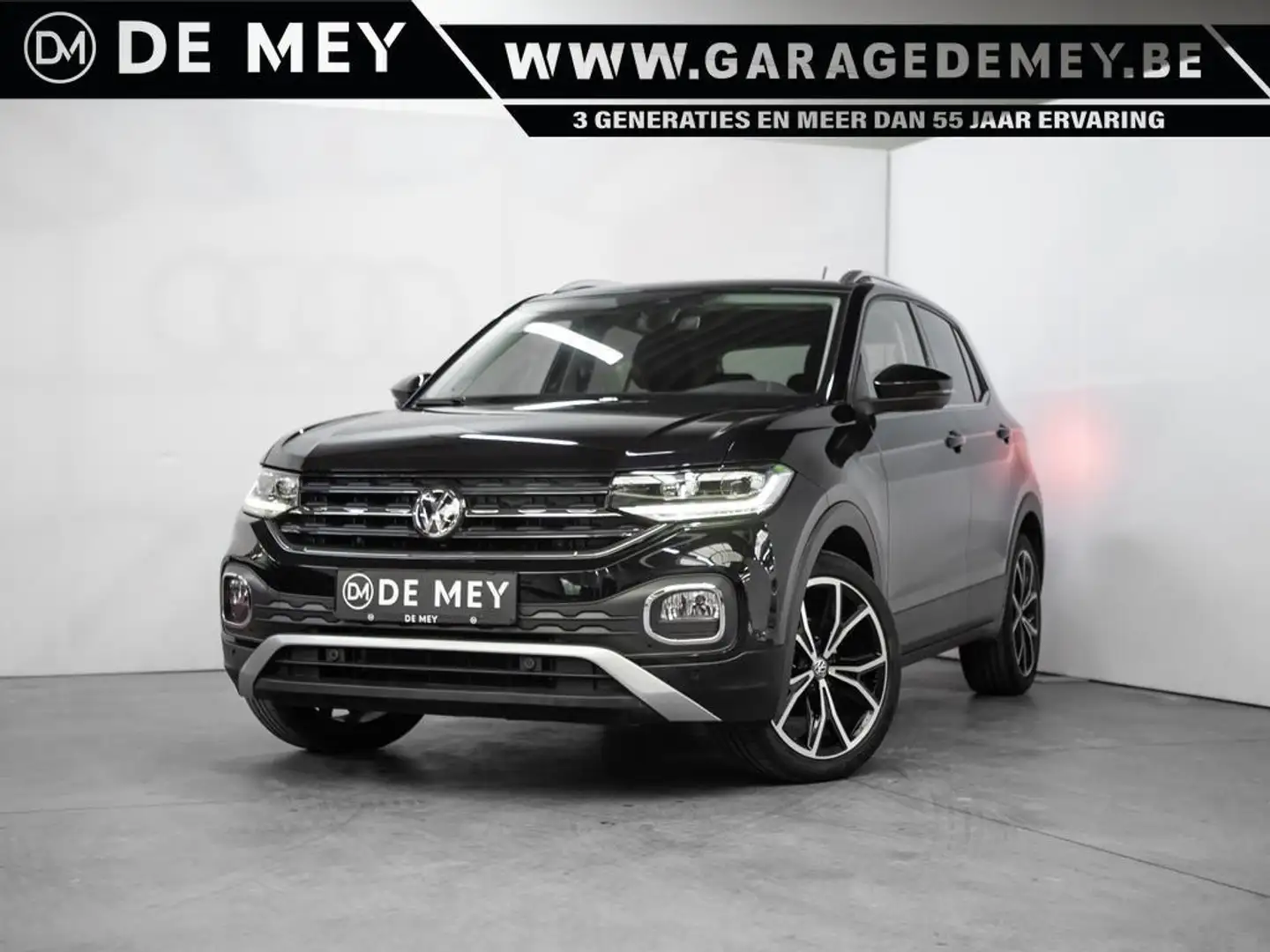 Volkswagen T-Cross 1.0TSI DSG Style *Leder* Virtual*Navi*BeatsSound*C Zwart - 1