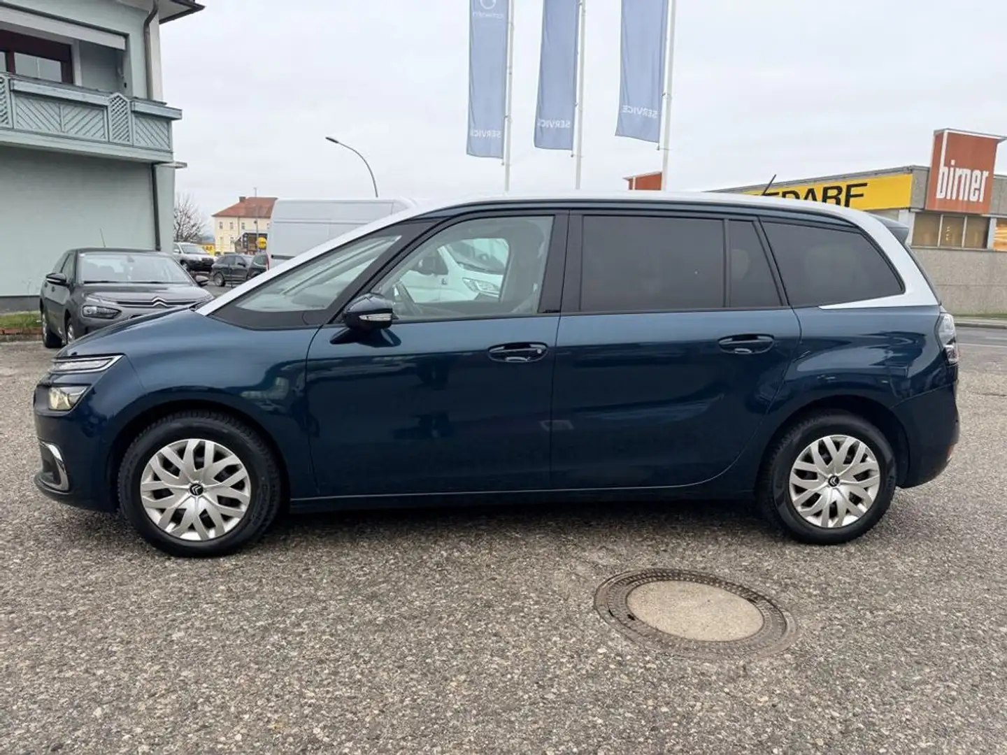 Citroen C4 Picasso Grand C4 Spacetourer BHDi 130 EAT8 Shine 7 Sitzer Blau - 2