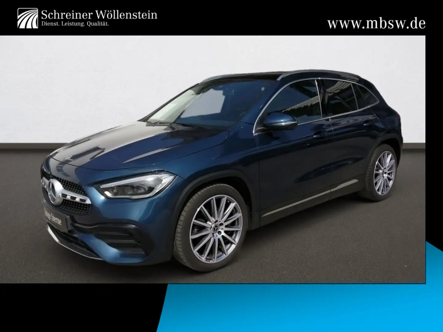Mercedes-Benz GLA 200 d AMG*Standhzg*Pano*AHK*EDW*RKam*MBUX*8G Blau - 1