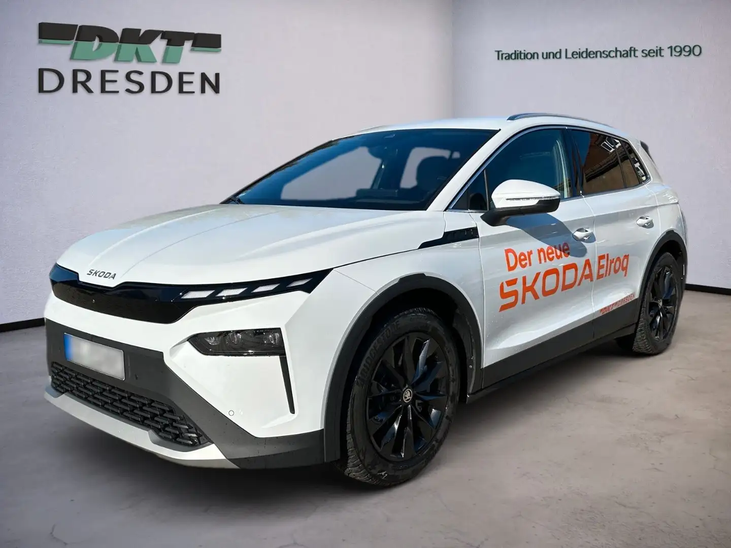 Skoda Elroq 85 Lodge/Head up/AHZV/21"/Advanced Weiß - 1