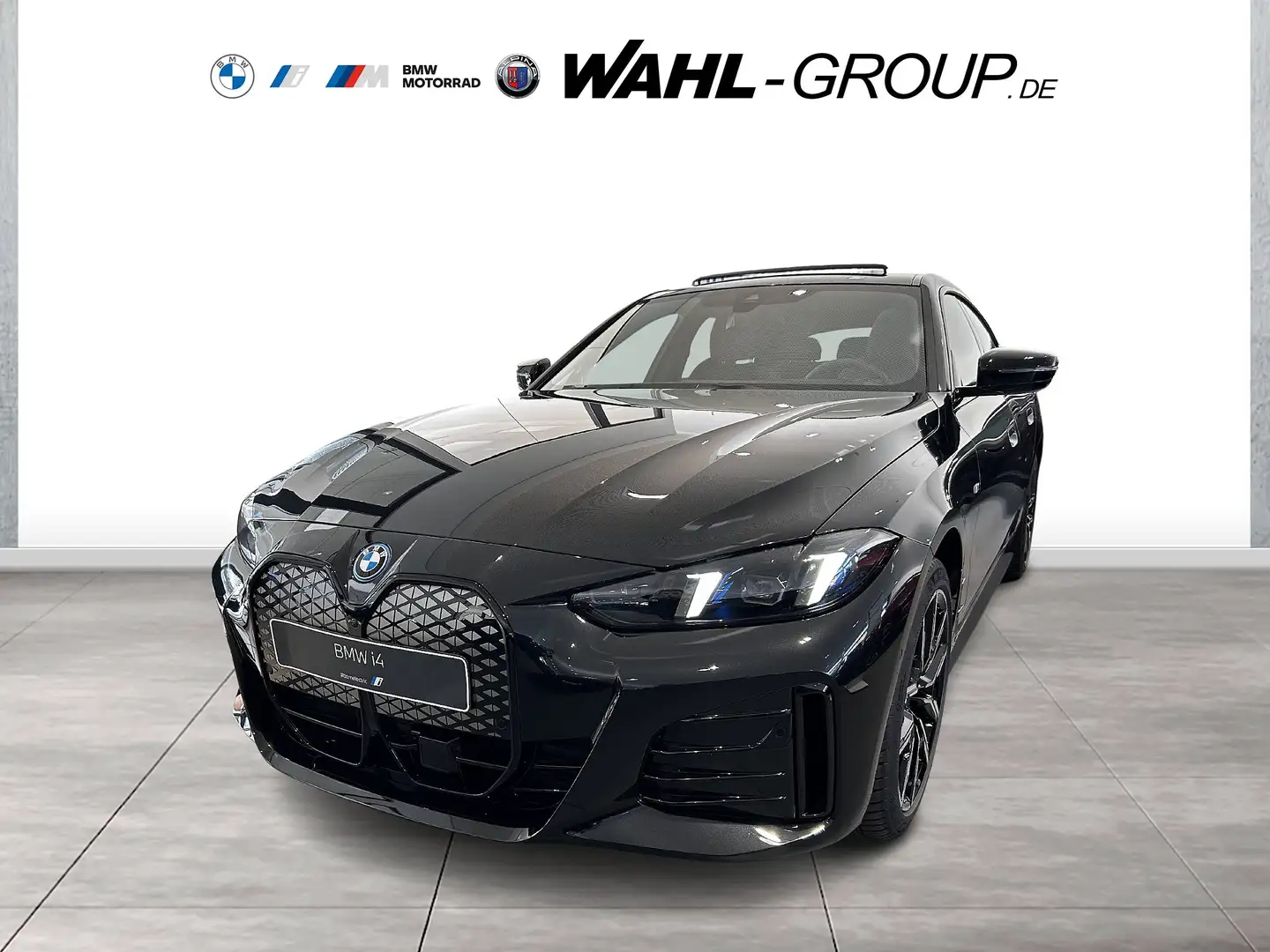 BMW i4 eDrive40 Gran Coupé M Sport Pro HeadUp ACC Glasdac Černá - 1