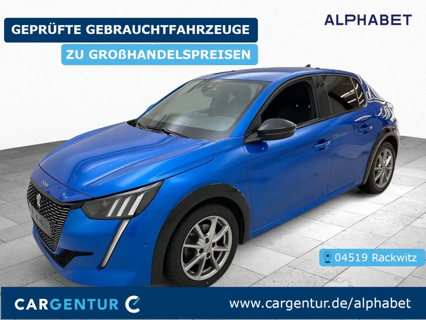 Peugeot 208 1.5 BlueHDi 100 GT BLIS LED Lane Navi RKam Blau - 1