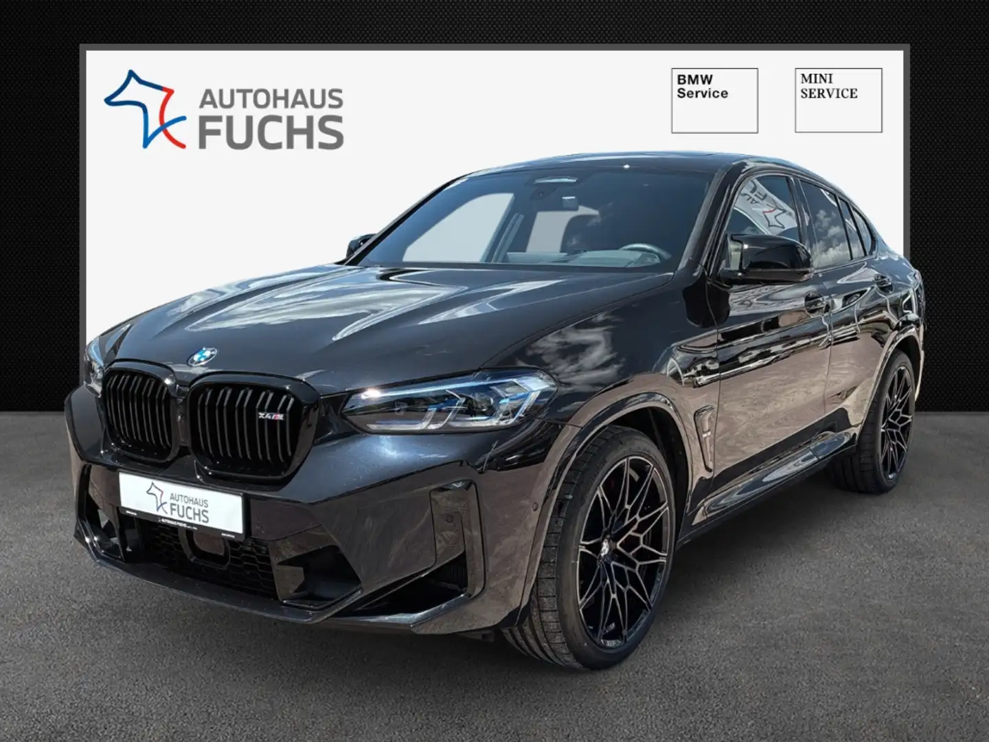 BMW X4 M Competition HUD AHKel. Panodach Laserlicht DA Prof Schwarz - 1