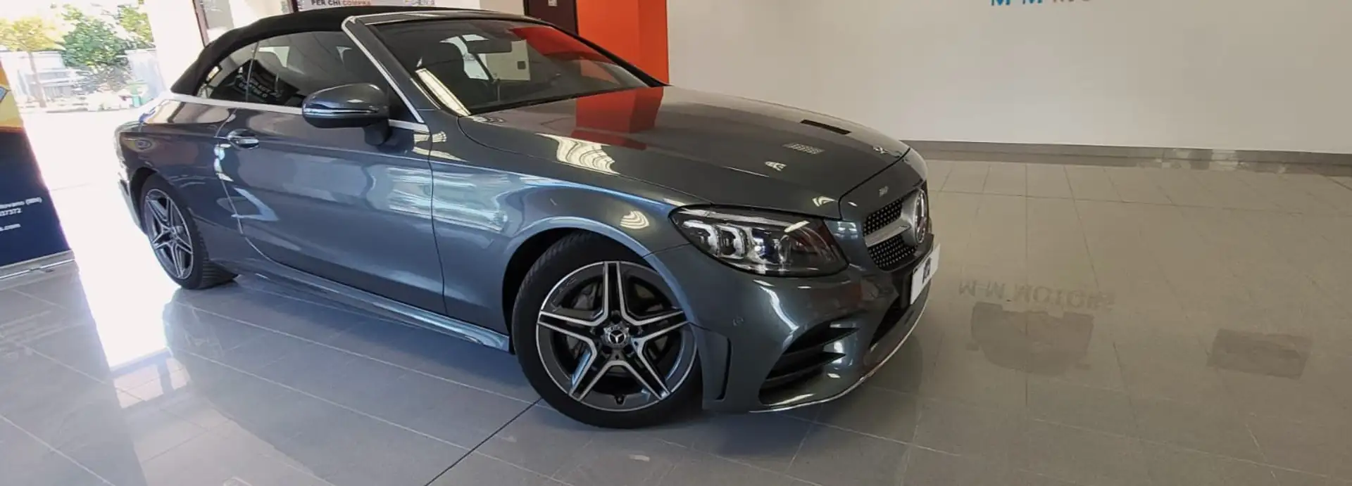 Mercedes-Benz C 220 Classe C220 CDI-Cabrio Premium Plus-Allest. AMG Gris - 2