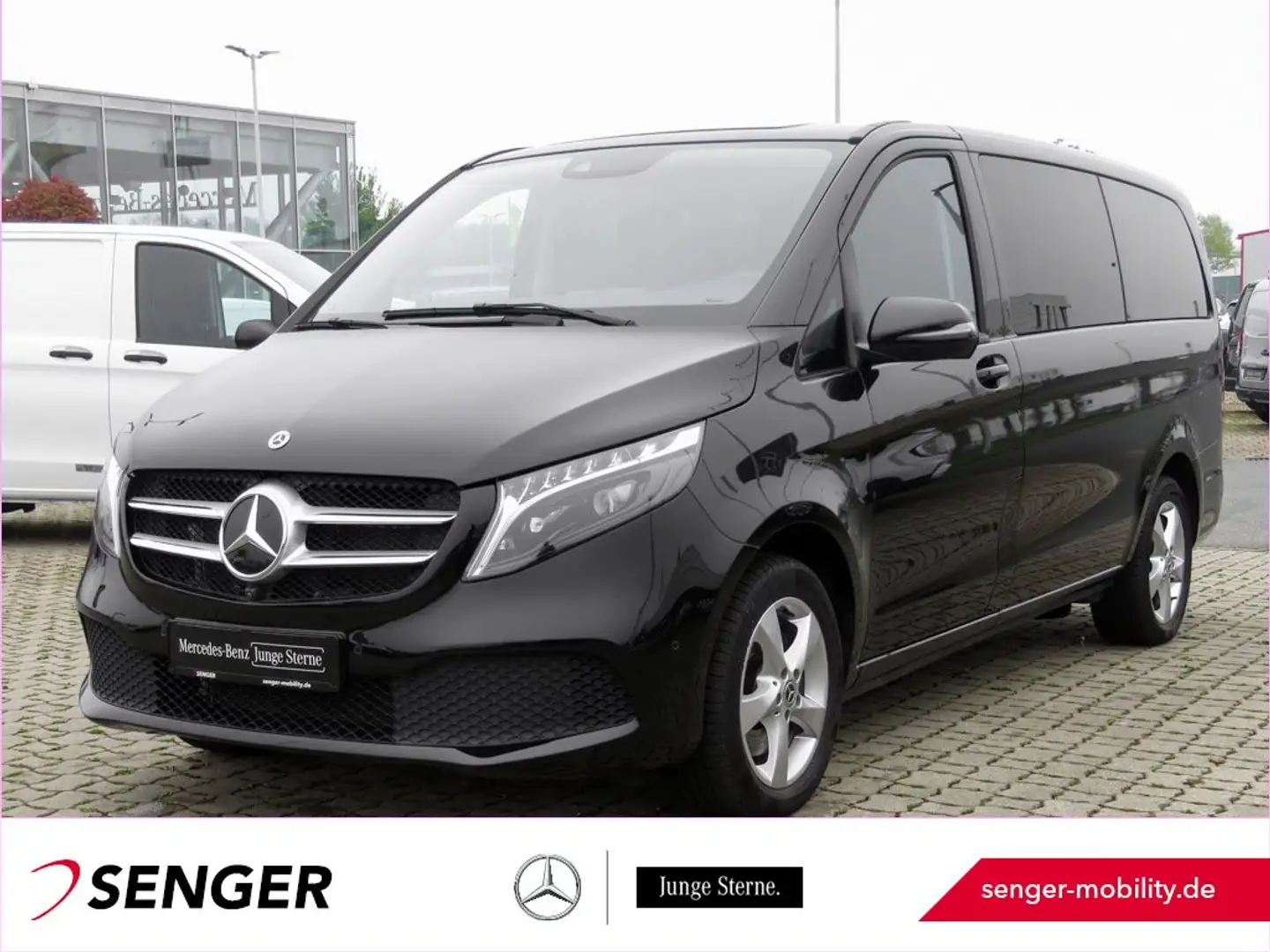 Mercedes-Benz V 250 d lang MBUX LED 2xKlima Standhzg Navi 360° Negro - 1