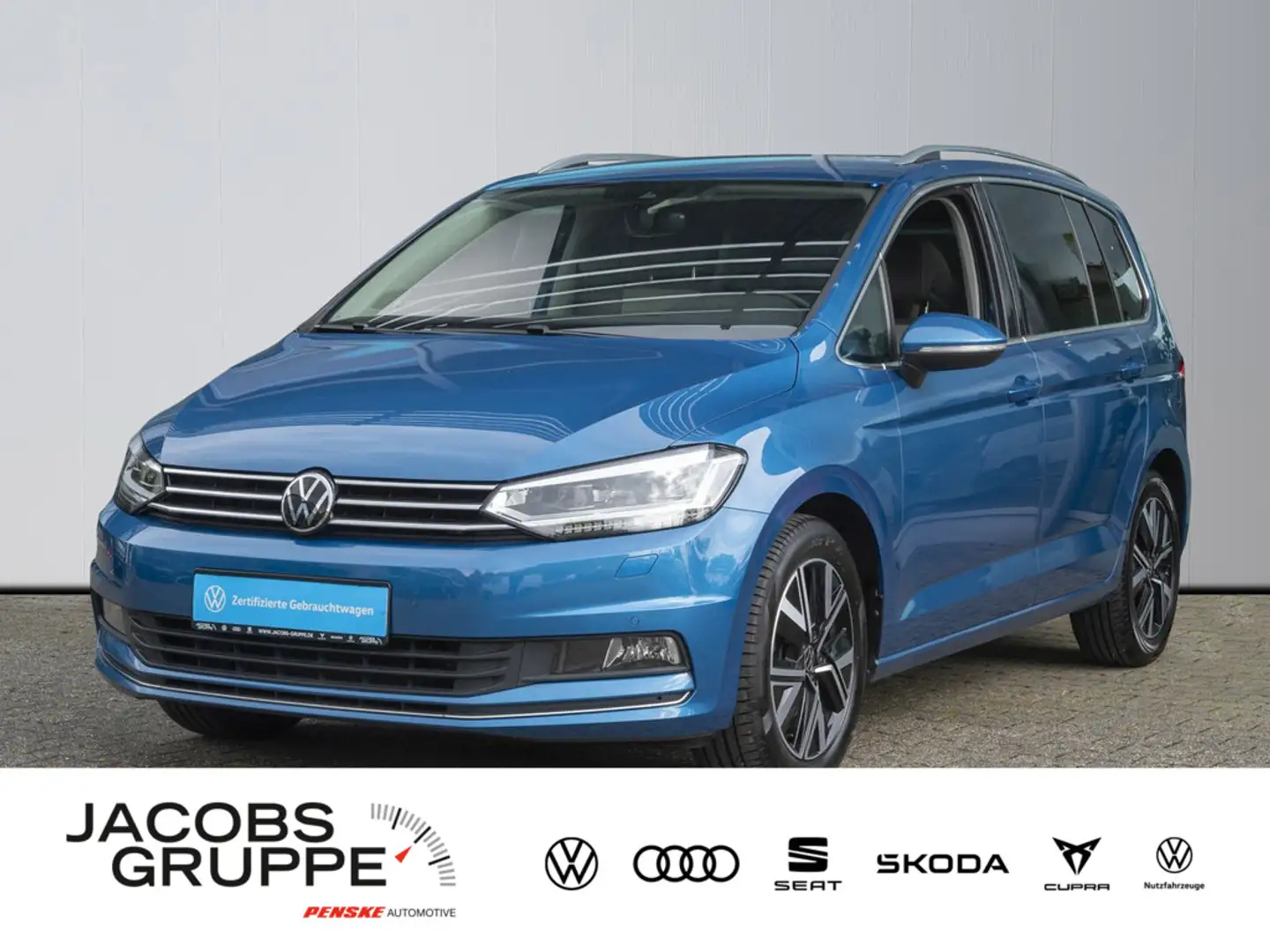 Volkswagen Touran 1,5 TSI Highline Navi,PDC,SHZ,LED,AHK Blau - 1