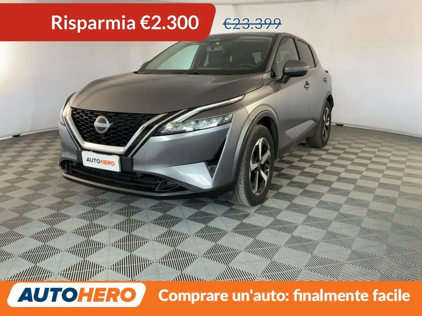 Nissan Qashqai 1.3 DIG-T Mild-Hybrid N-Connecta 140 CV MHEV Grigio - 1