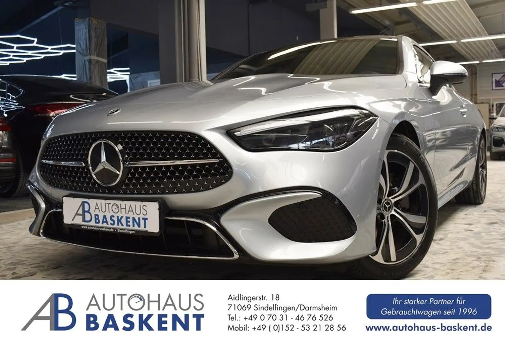 Mercedes-Benz CLE 220 d COUPE Avantgarde*HEAD-UP*PANO*KAMERA* Argent - 1