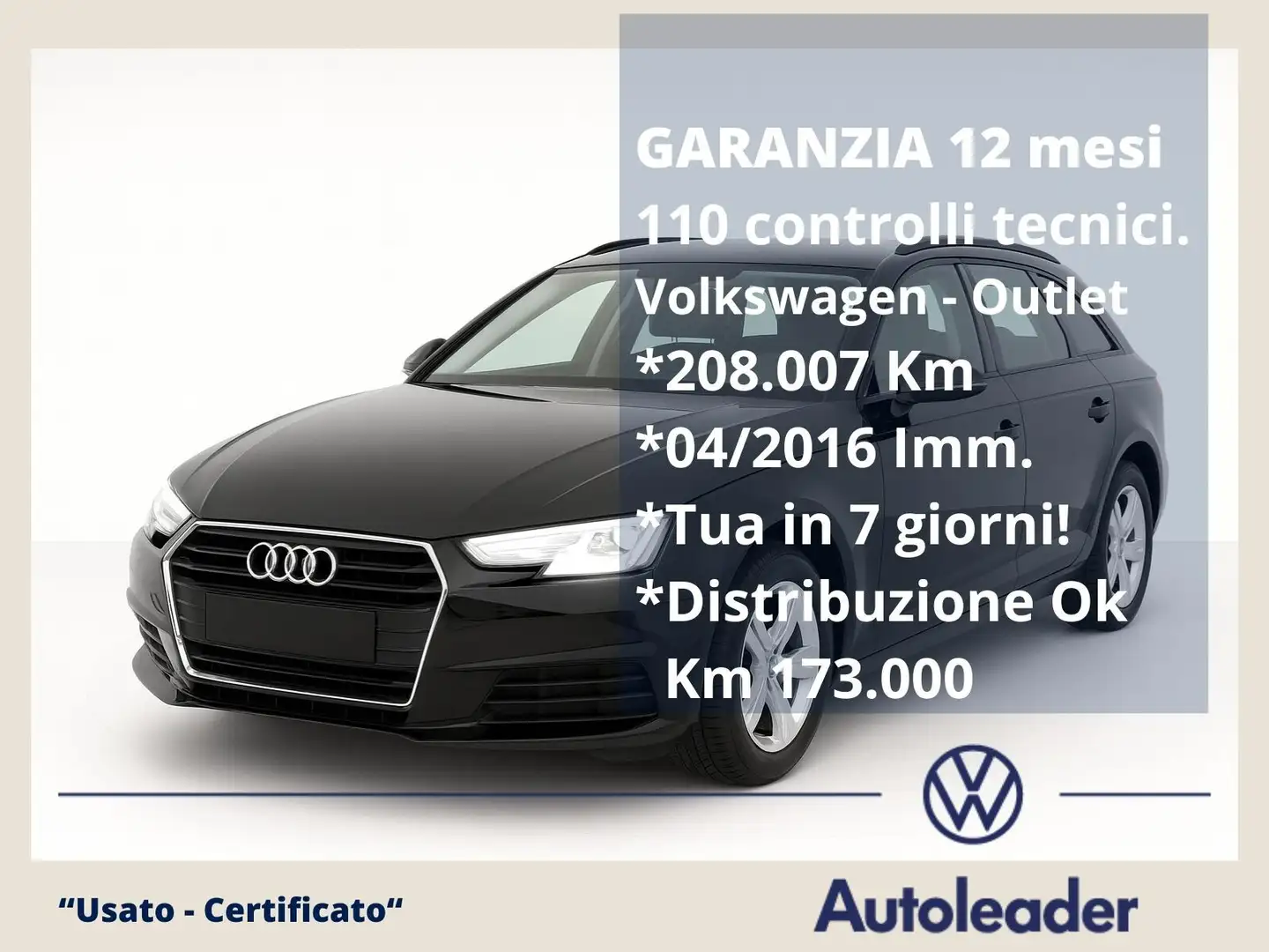 Audi A4 A4 Avant 2.0 TDI 150 CV S tronic Business Nero - 1
