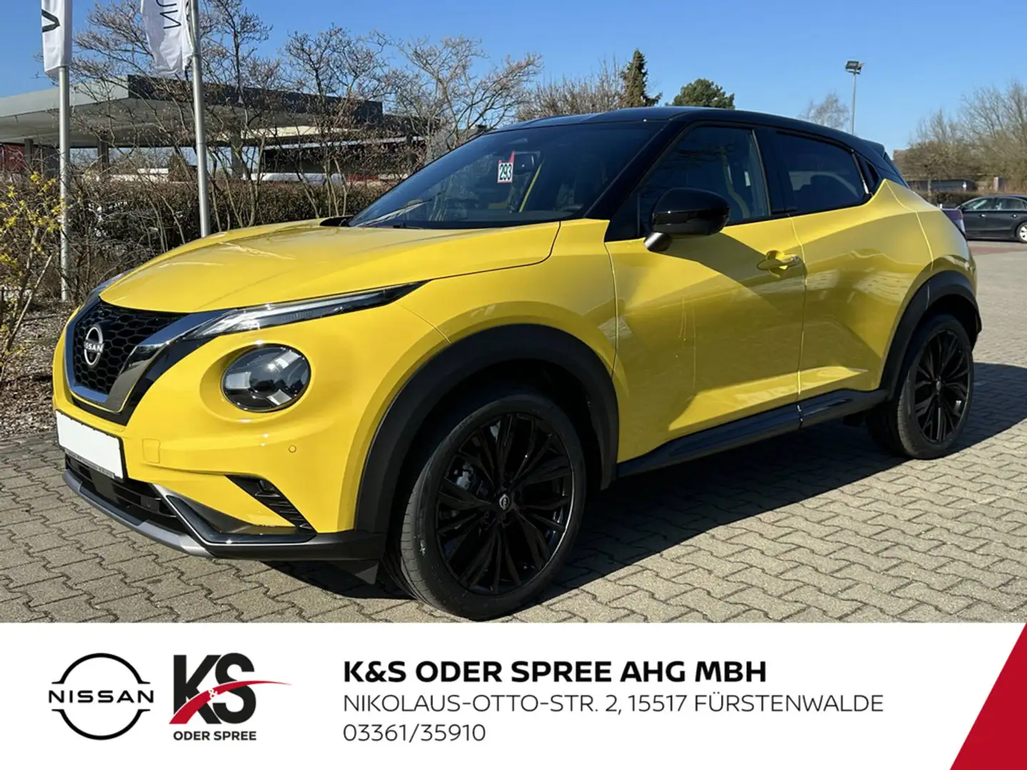Nissan Juke 1.0 DIG-T 114 PS 7DCT N-Sport Tech ProPILOT Bose BFS Geel - 1