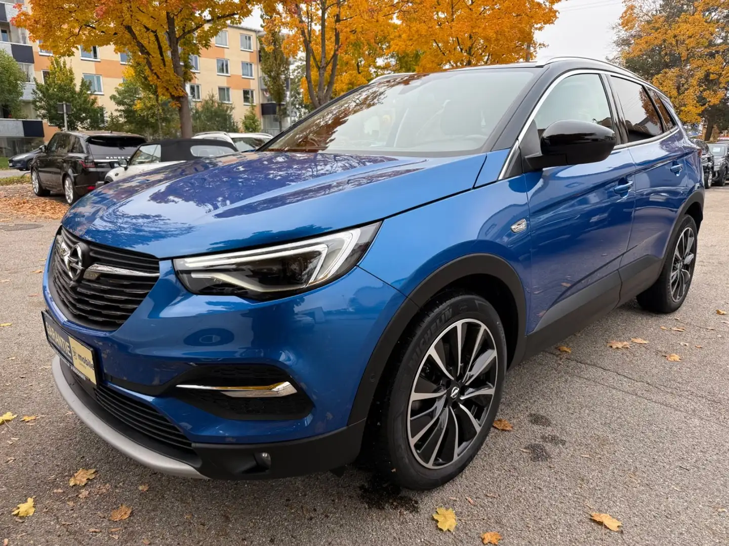 Opel Grandland X 1.2 Turbo/ULTIMATE/LED/ALU 19/LEDER Blau - 1