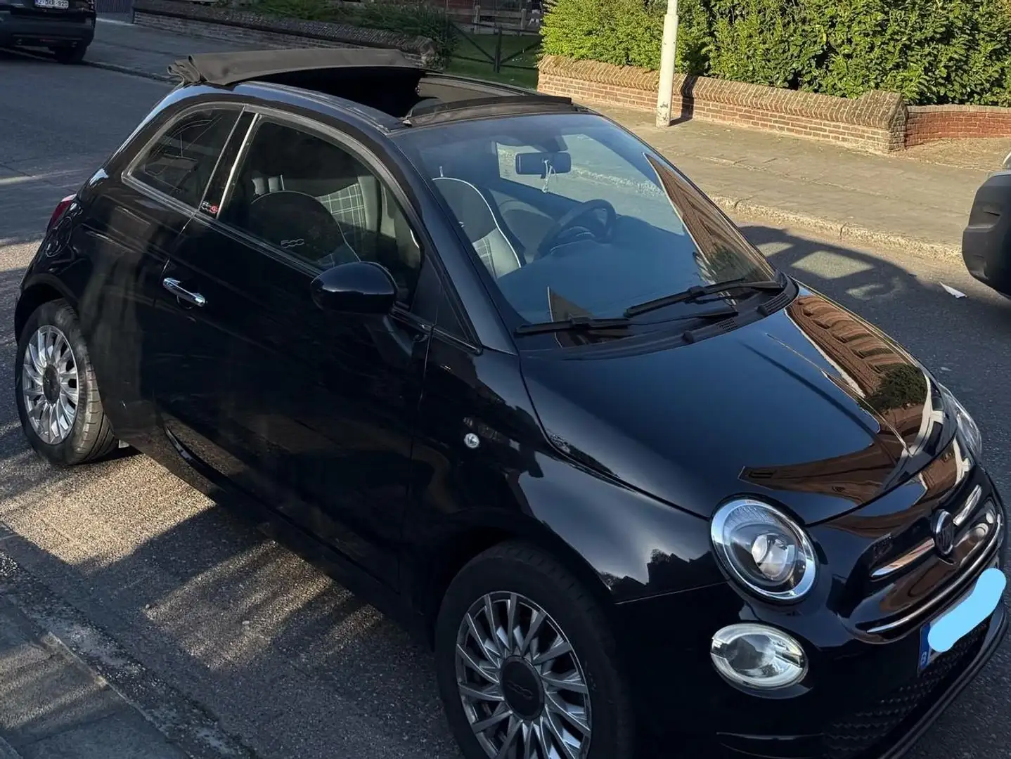 Fiat 500C 500 C 1.2 8V Lounge Noir - 1