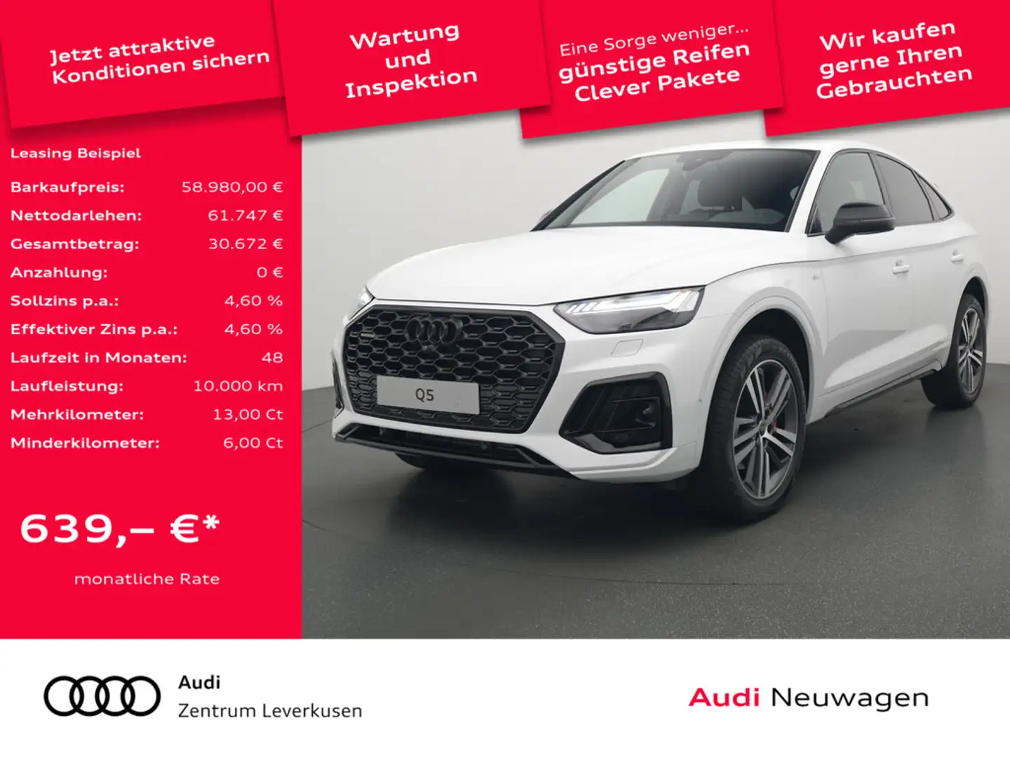 Audi Q5 quattro S line KAM360° NAVI VIRT APP-CONNECT Schwarz - 1