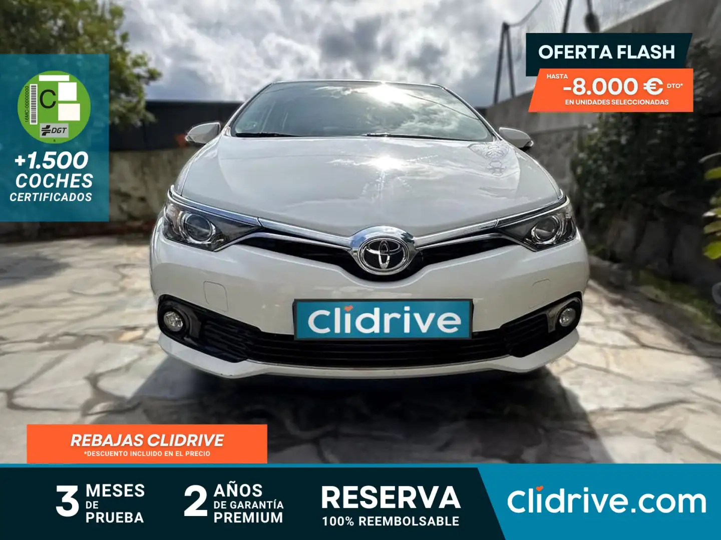 Toyota Auris 120T Active Blanc - 1
