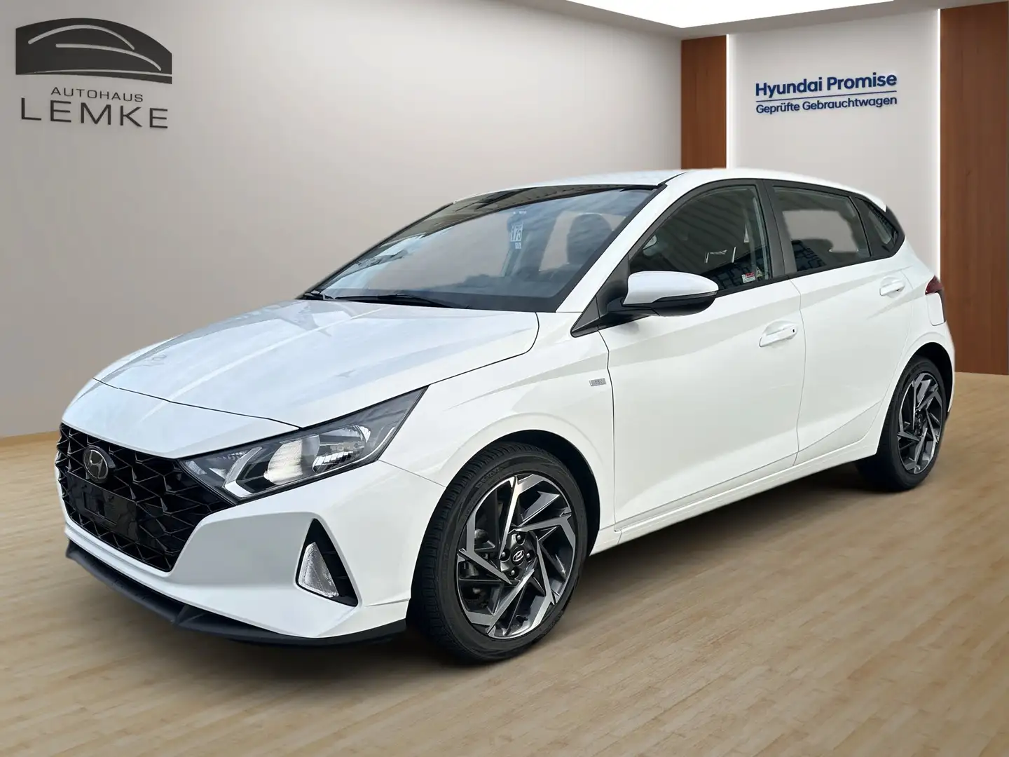 Hyundai i20 1.0 T-GDI 48V DCT TREND + 17" + NAVI + KLIMAAUTOM. Bianco - 1