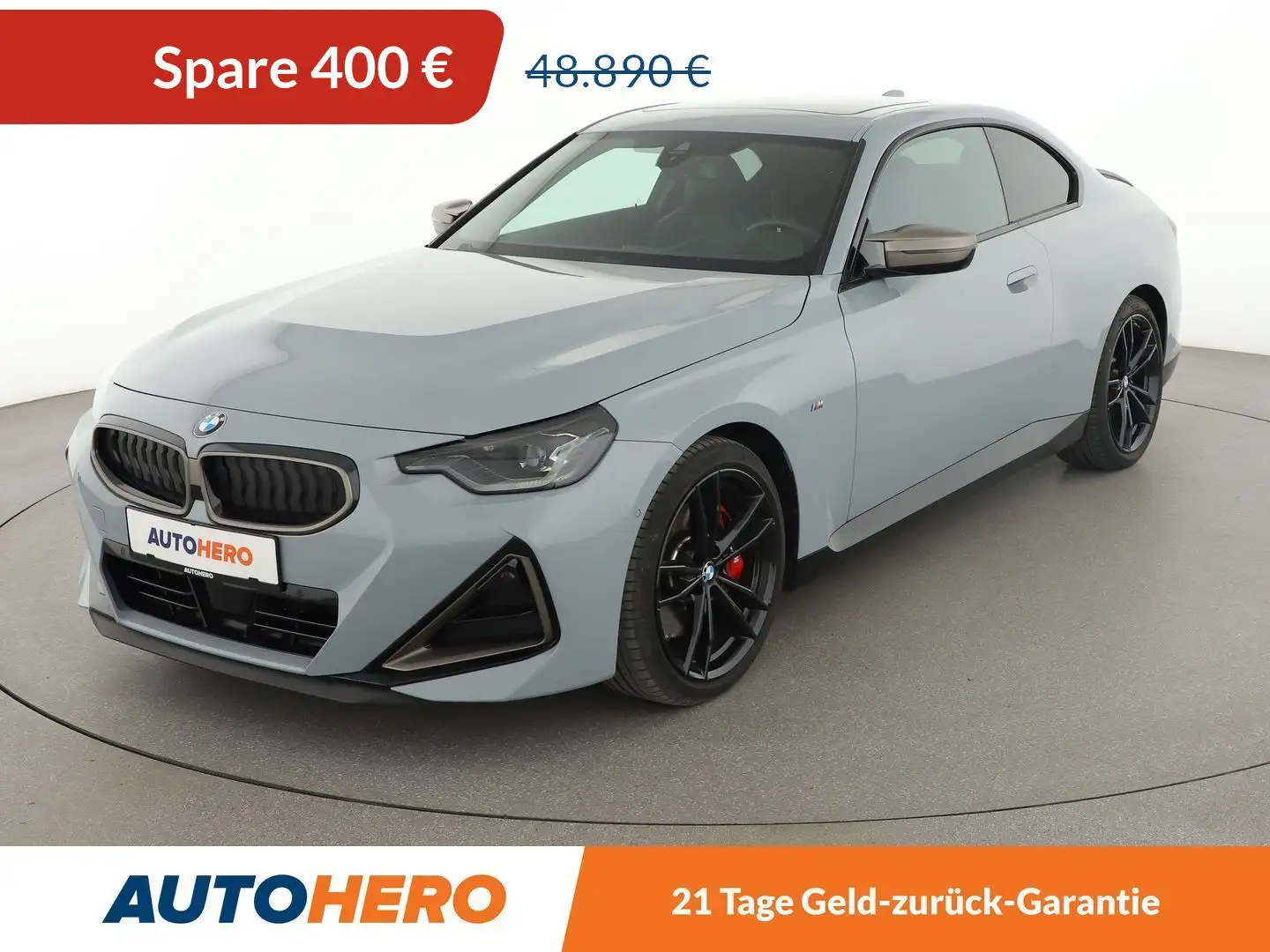 BMW M2 M240i xDrive Aut.*NAVI*HUD*LED*ACC*CAM*PLA* Grey - 1