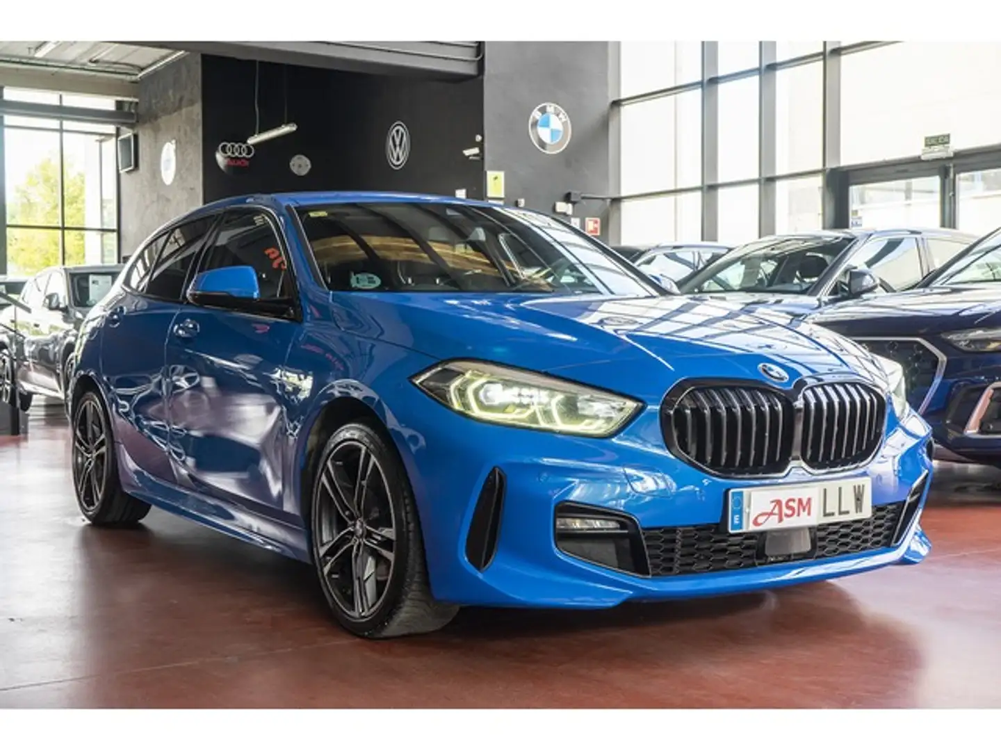 BMW 118 118dA Bleu - 2