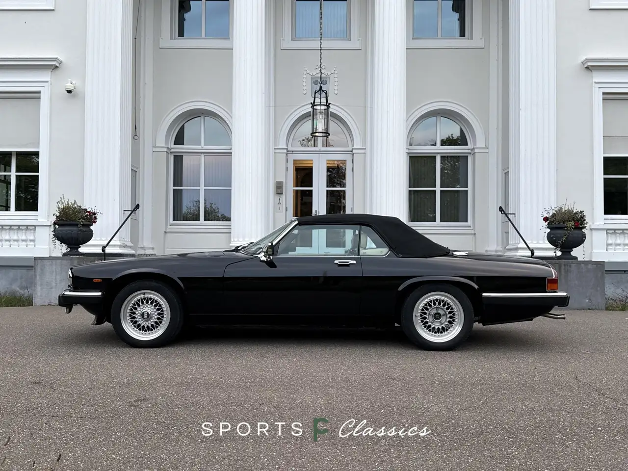Jaguar XJS V12 convertible 5.3L EU Auto Pionolak zwart beige, foto 1