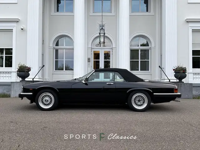 Jaguar XJS V12 convertible 5.3L EU Auto Pionolak zwart beige