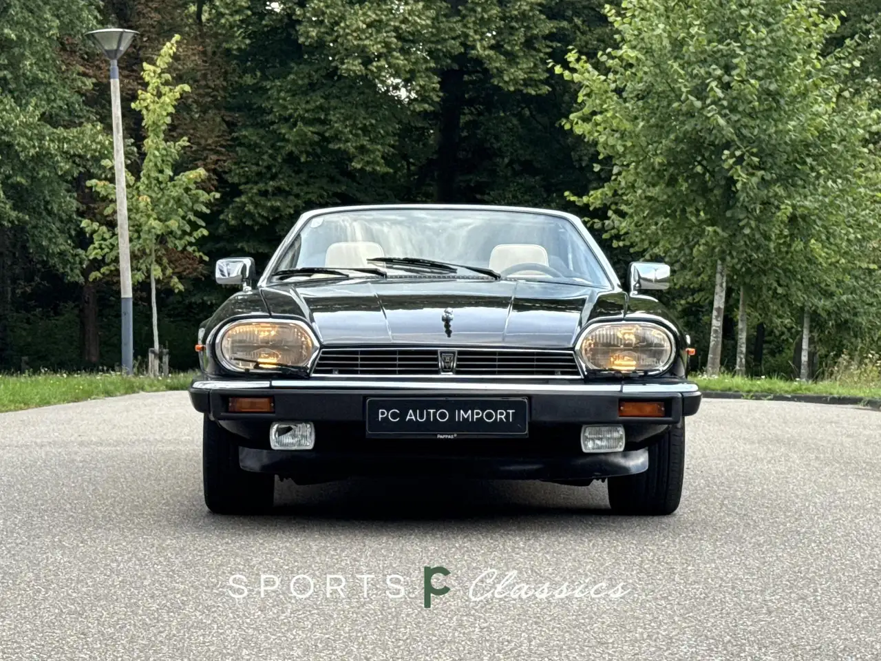 Jaguar XJS V12 convertible 5.3L EU Auto Pionolak zwart beige, foto 4