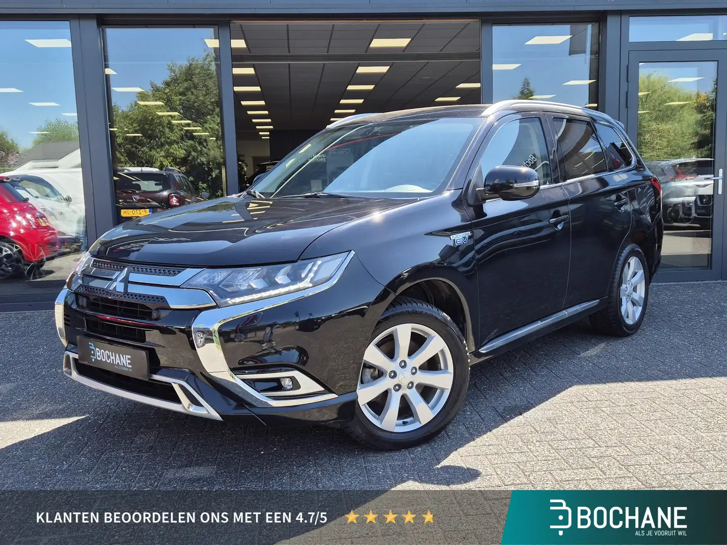 Mitsubishi Outlander 2.4 PHEV Intense | Volledig dealeronderhouden | Zwart - 1