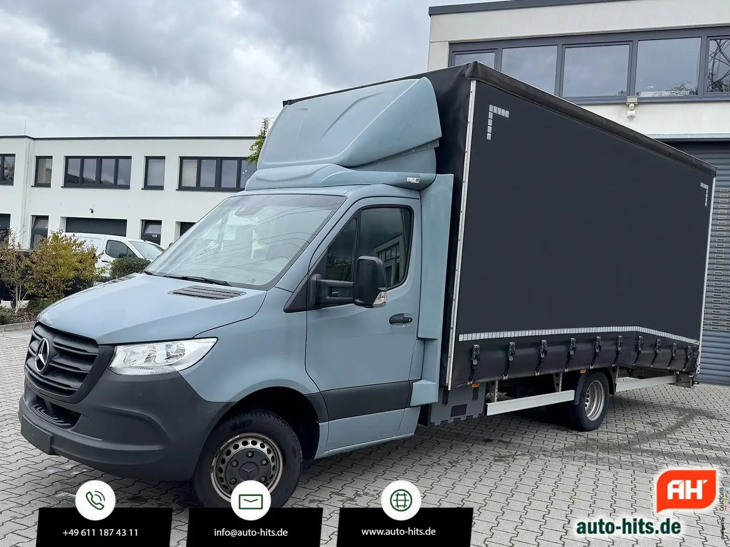 Mercedes-Benz Sprinter 516 Autotransporter Plane geschlossen Grau - 1