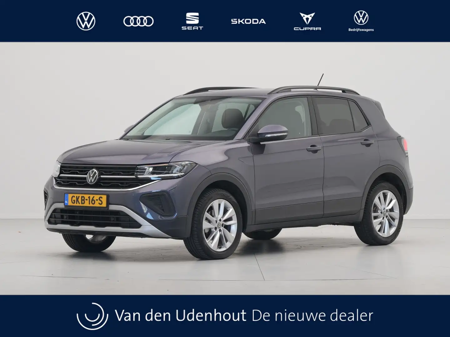 Volkswagen T-Cross 1.0 TSI 115pk DSG Life Edition Navi via App Stoelv Gris - 1