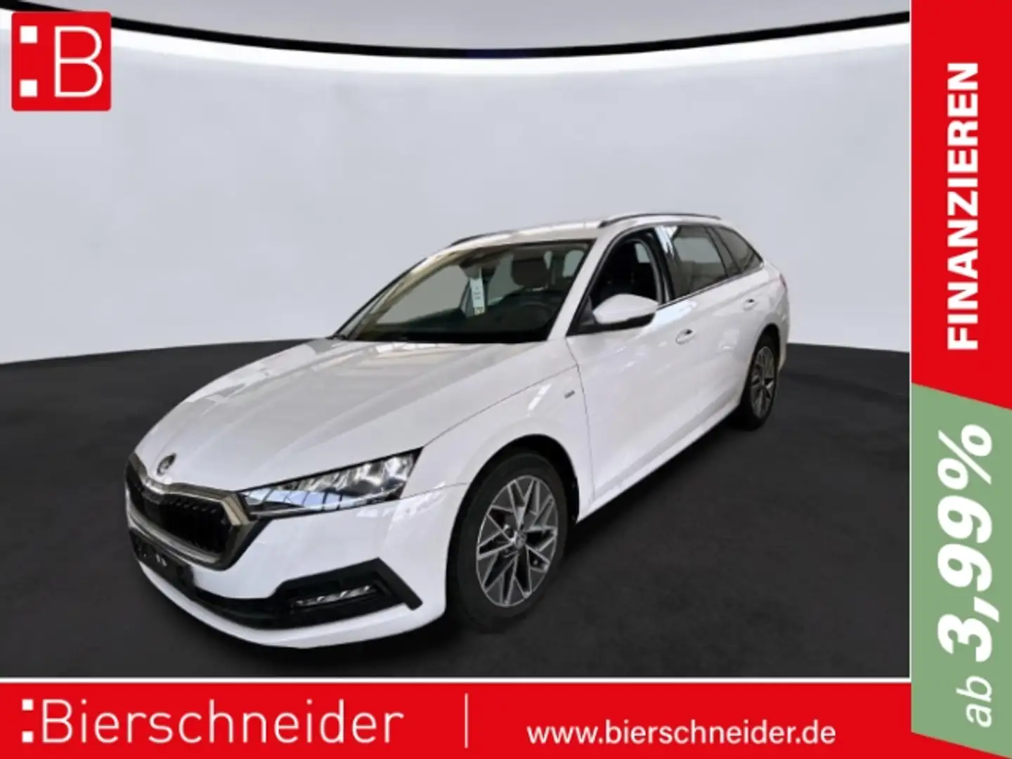 Skoda Octavia Combi 2.0 TDI Ambition AB 289EUR AHK NAVI SHZ LED Weiß - 1