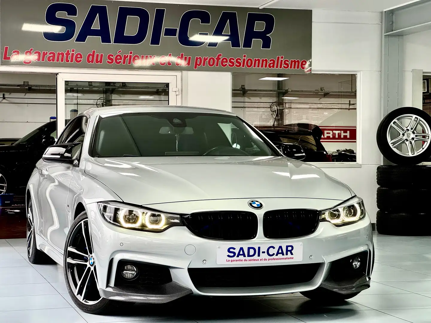 BMW 420 iAS 163cv Cabrio - M SPORT EDITION Argent - 1
