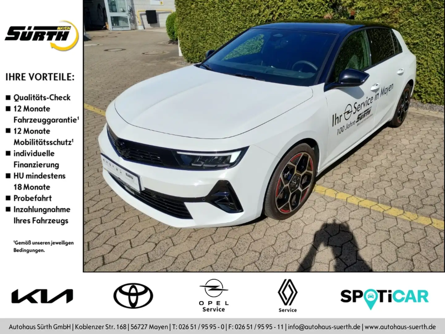 Opel Astra L GS Line 1.6T PHEV Navi HUD 360°Kamera 18 Zoll Blanc - 1