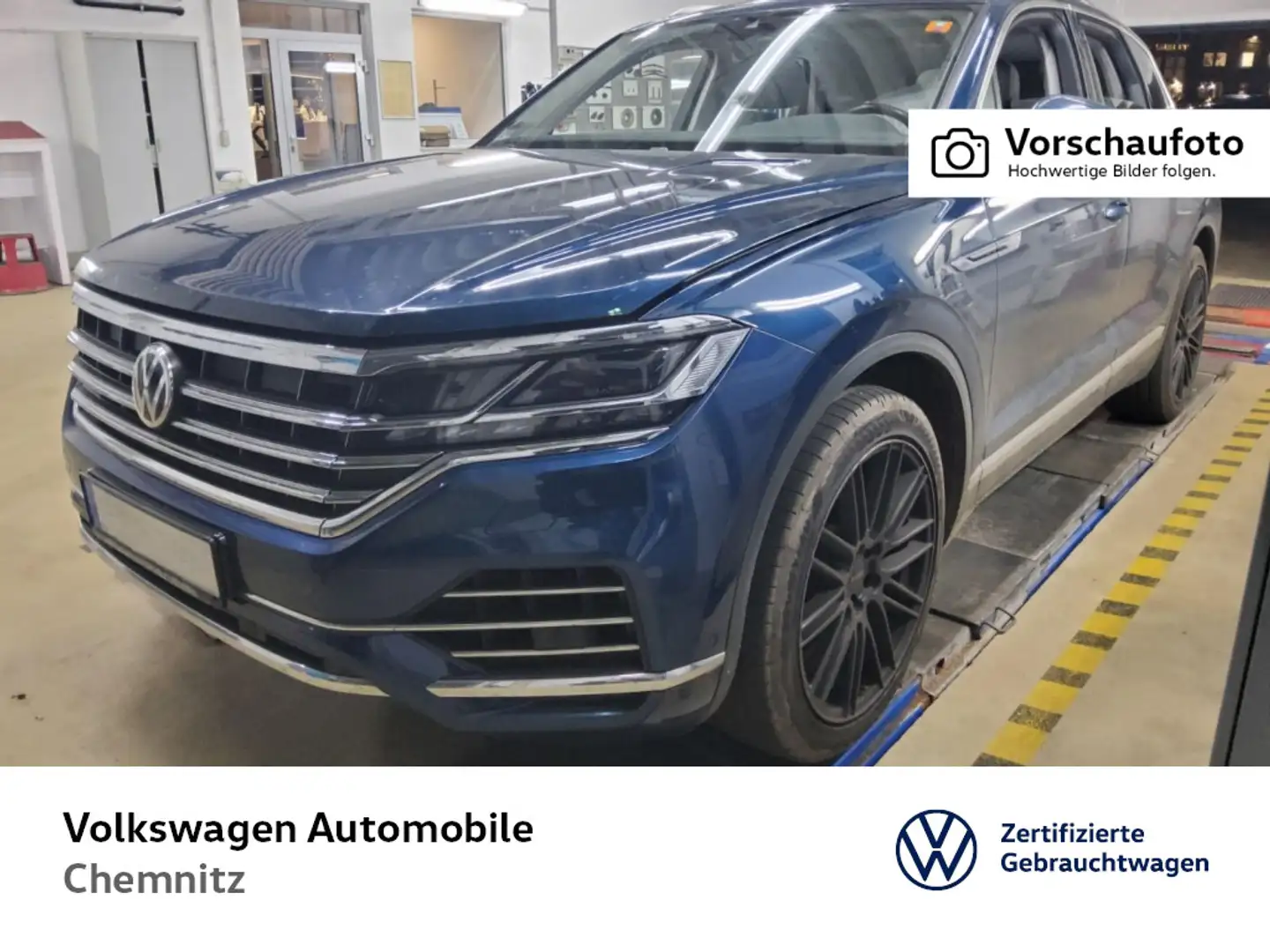 Volkswagen Touareg 3.0 V6 TDI Elegance*AHK*LED-Matrix*SHZ* Blau - 1