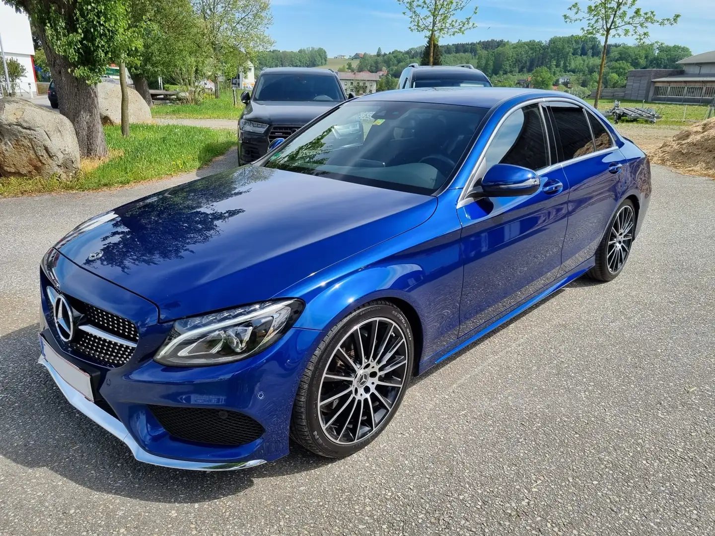 Mercedes-Benz C 200 d AMG Line Aut. - 1.Besitz Blau - 2